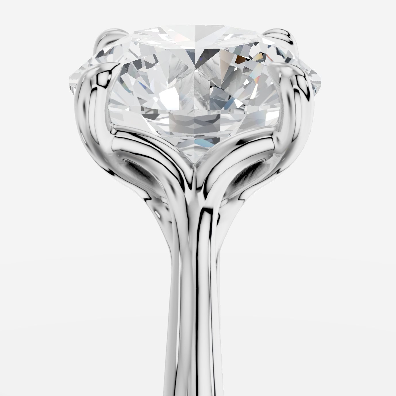 Elite Yuvarlak Kesim Laboratuvar Pırlanta Yüzük | X Diamond