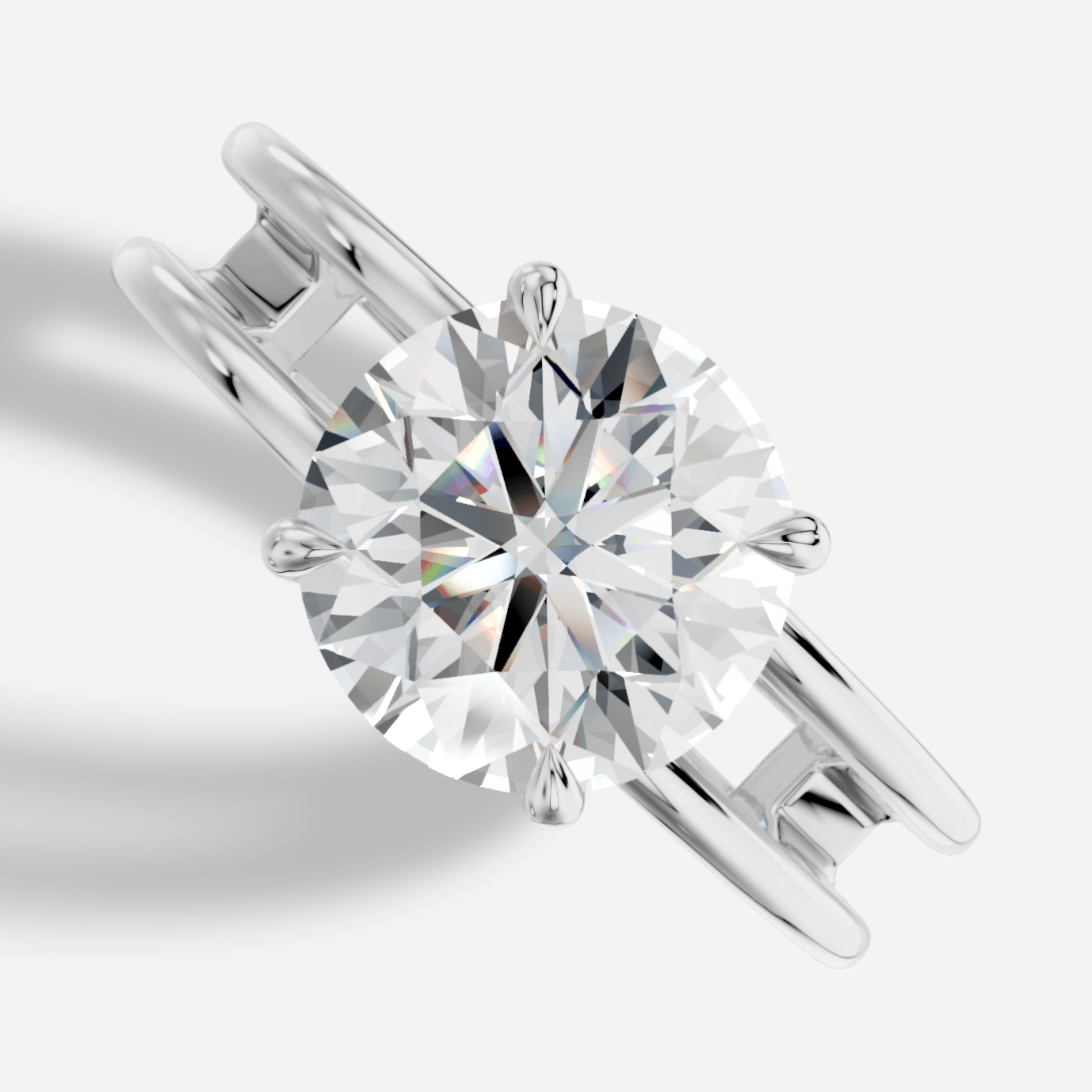 Eterna Yuvarlak Kesim Laboratuvar Pırlanta Yüzük | X Diamond