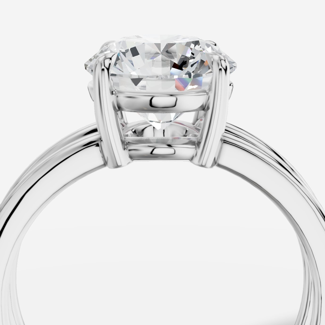 Eterna Yuvarlak Kesim Laboratuvar Pırlanta Yüzük | X Diamond
