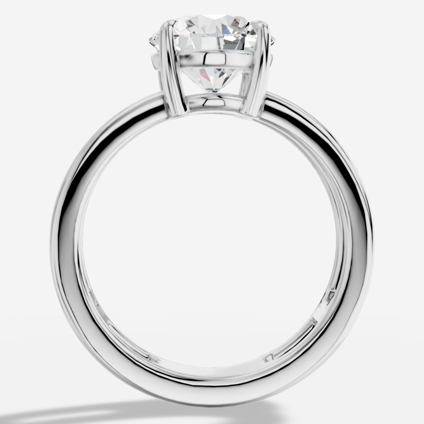 Eterna Yuvarlak Kesim Laboratuvar Pırlanta Yüzük | X Diamond