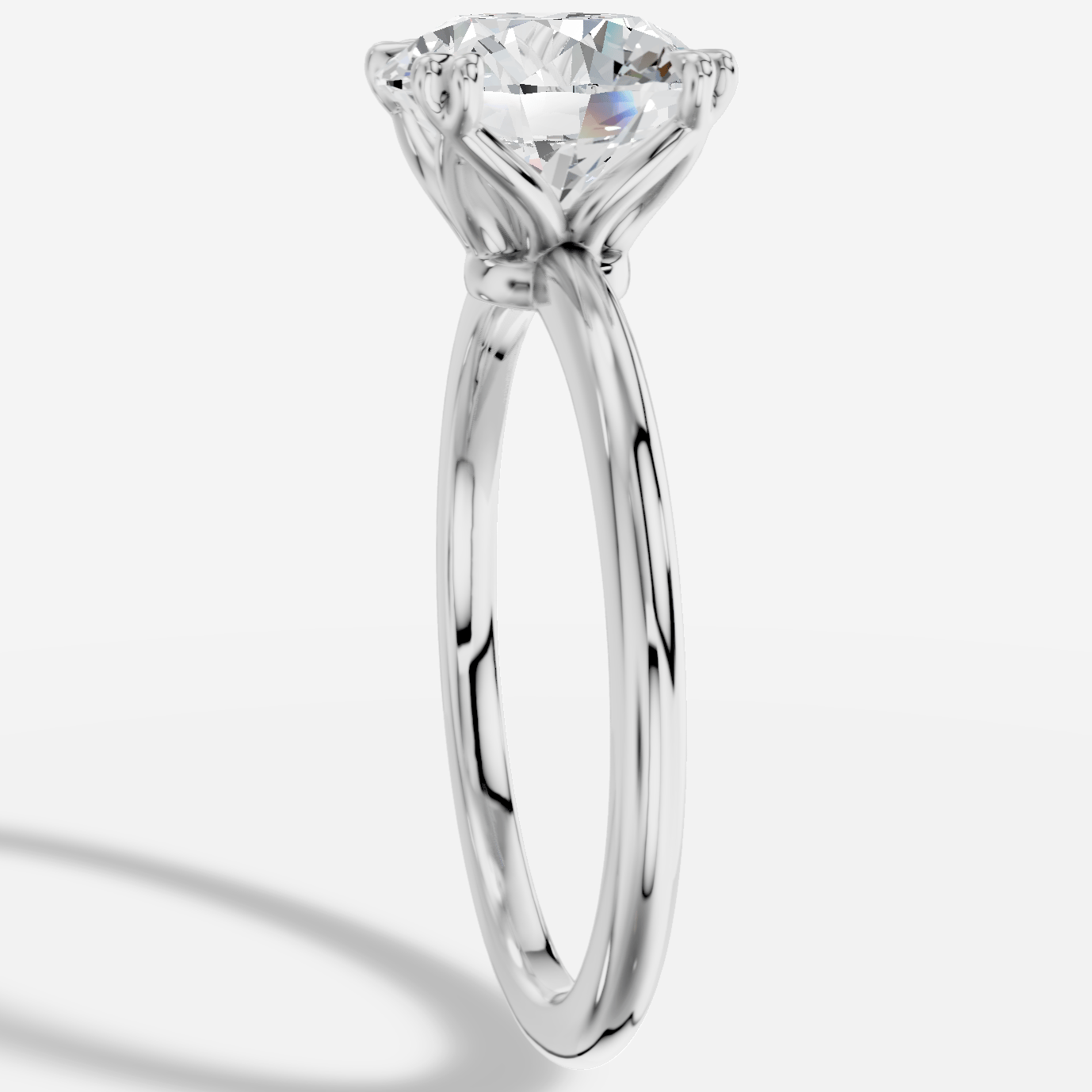 Gaia Yuvarlak Kesim Laboratuvar Pırlanta Yüzük | X Diamond