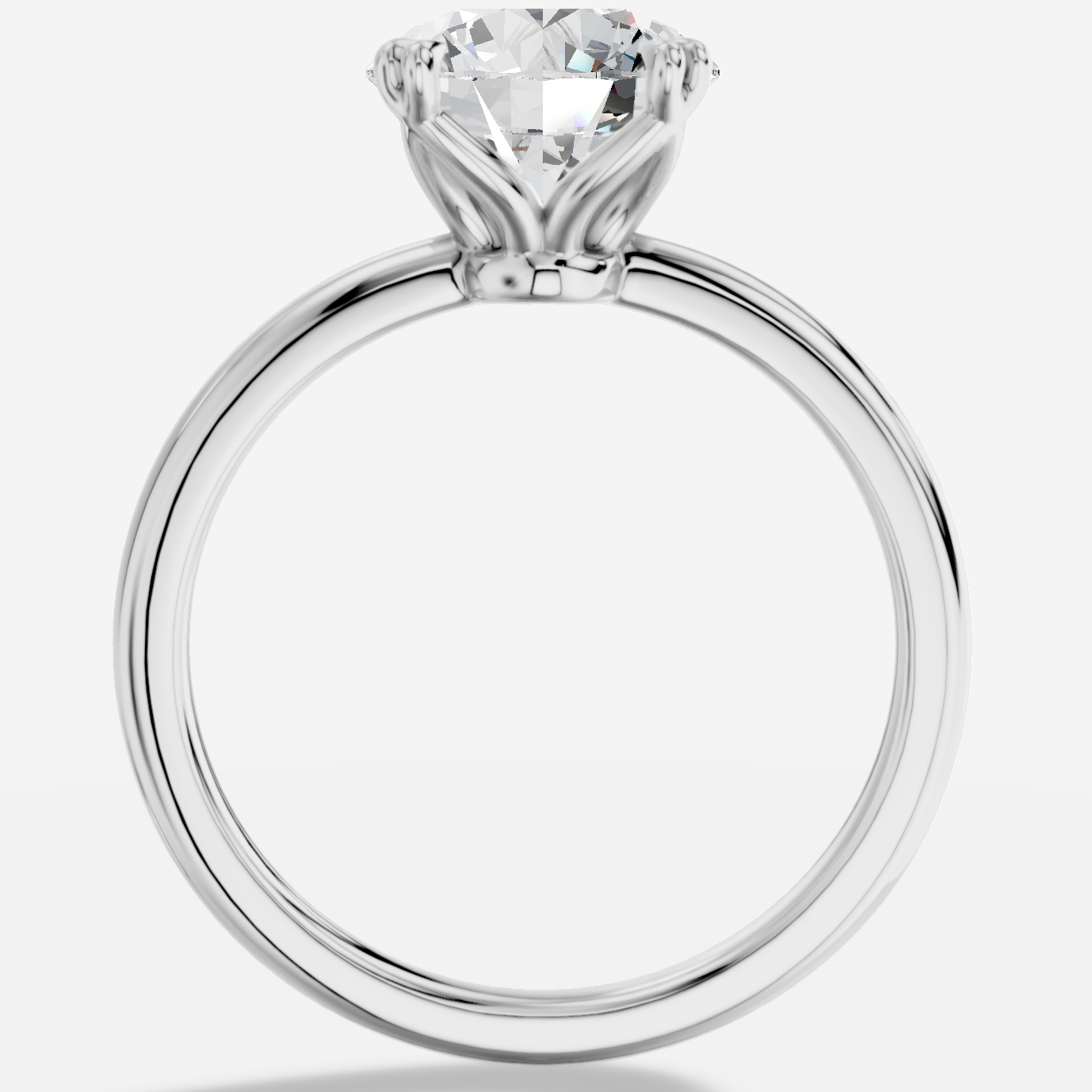 Gaia Yuvarlak Kesim Laboratuvar Pırlanta Yüzük | X Diamond