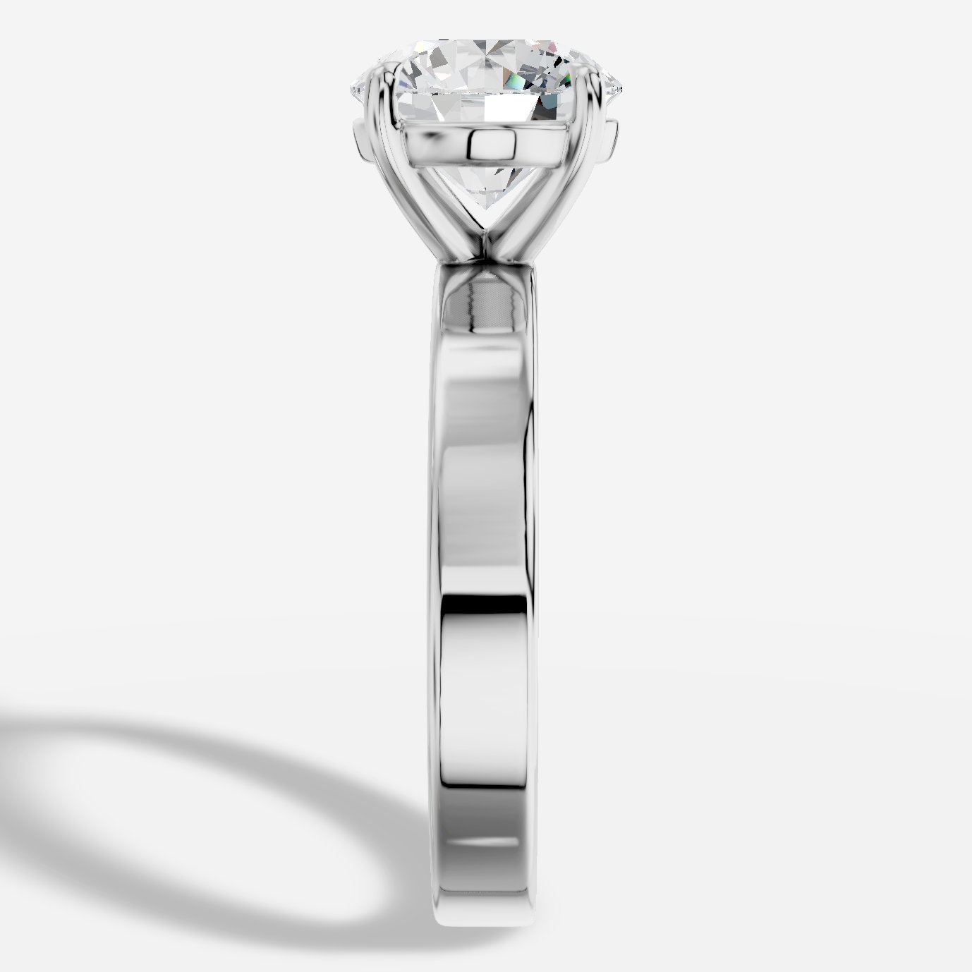 Hathor Yuvarlak Kesim Laboratuvar Pırlanta Yüzük | X Diamond