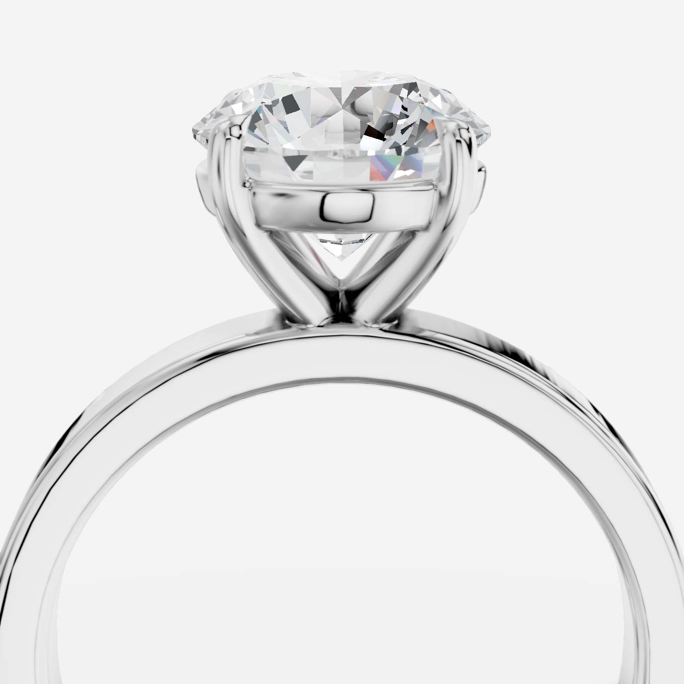 Hathor Yuvarlak Kesim Laboratuvar Pırlanta Yüzük | X Diamond