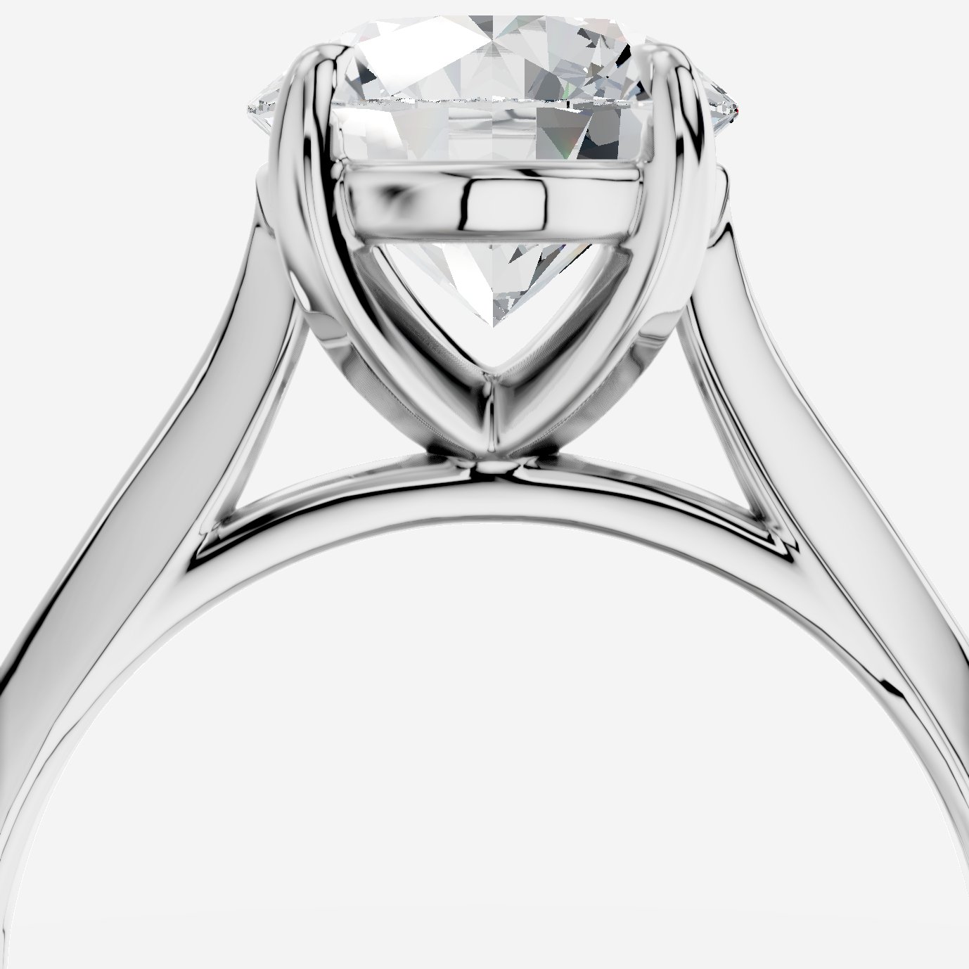 Helia Yuvarlak Kesim Laboratuvar Pırlanta Yüzük | X Diamond
