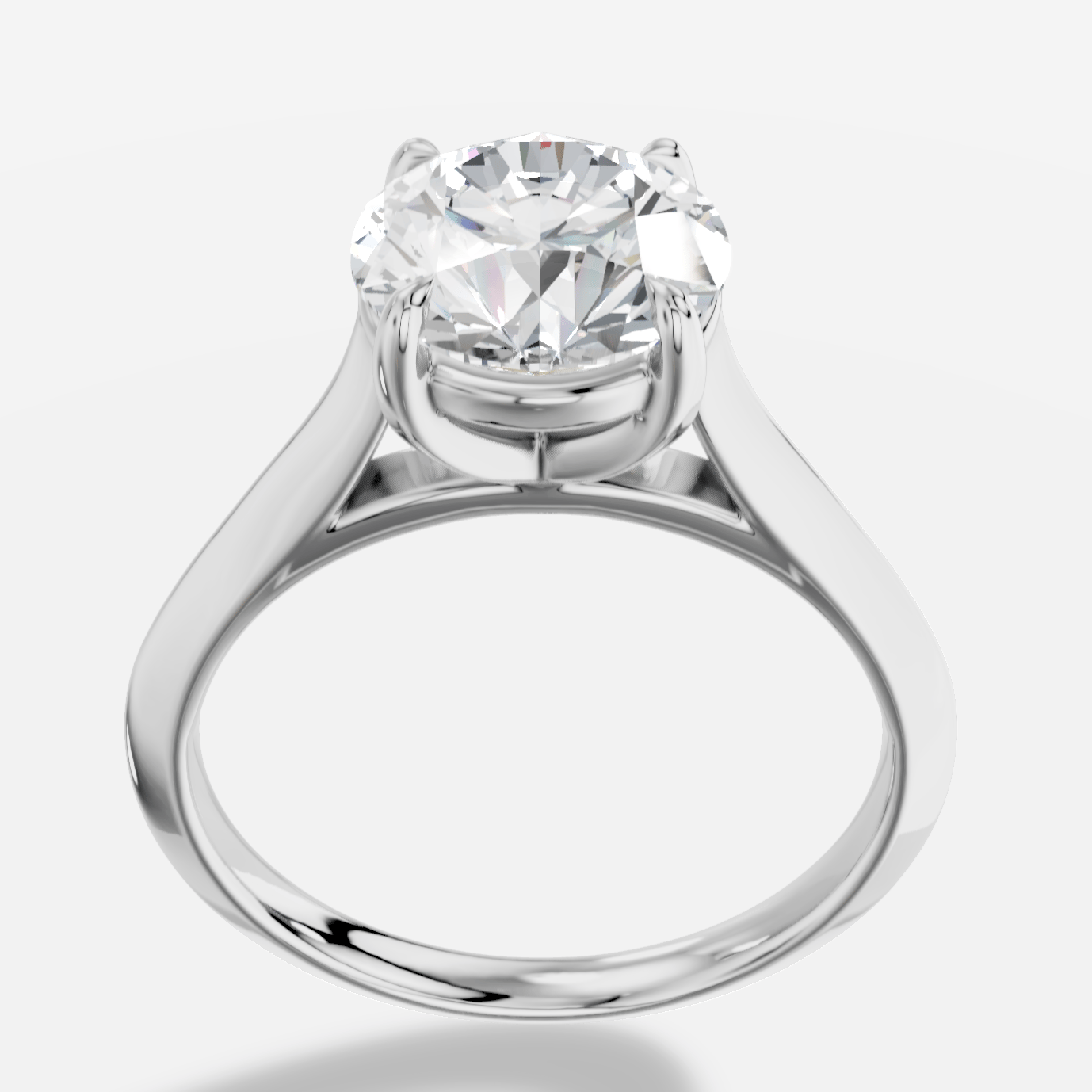 Helia Yuvarlak Kesim Laboratuvar Pırlanta Yüzük | X Diamond