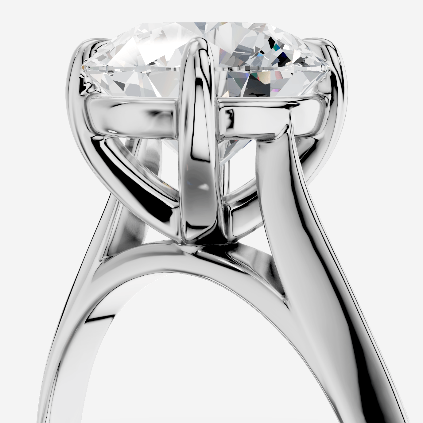Helia Yuvarlak Kesim Laboratuvar Pırlanta Yüzük | X Diamond