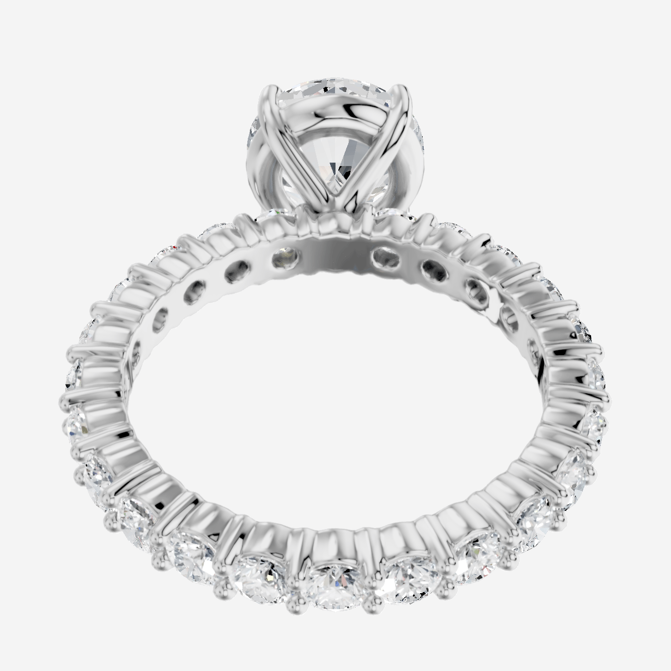 Imperial Yuvarlak Kesim Exclusive Laboratuvar Pırlanta Yüzük | X Diamond
