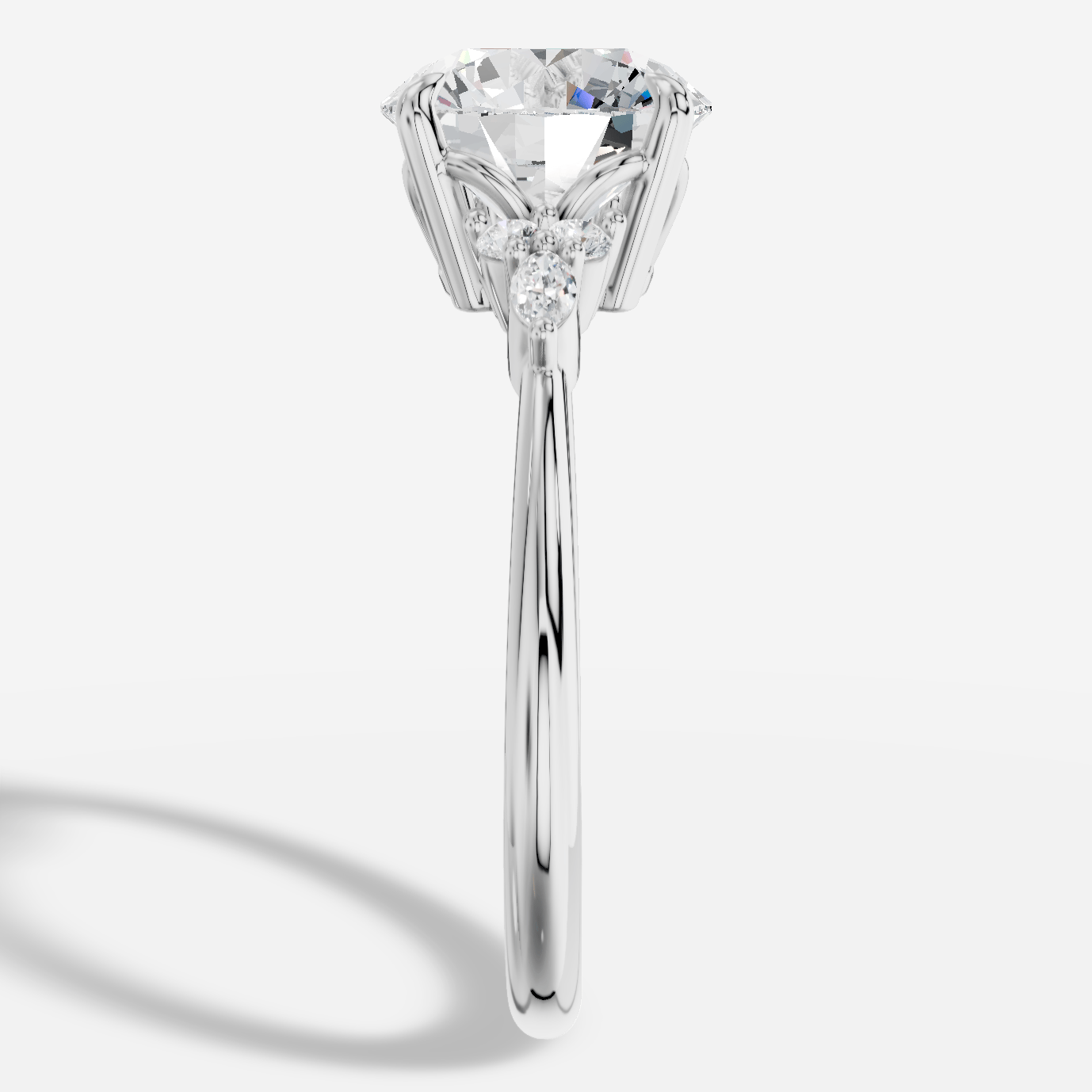 Liora Yuvarlak Kesim Exclusive Laboratuvar Pırlanta Yüzük | X Diamond