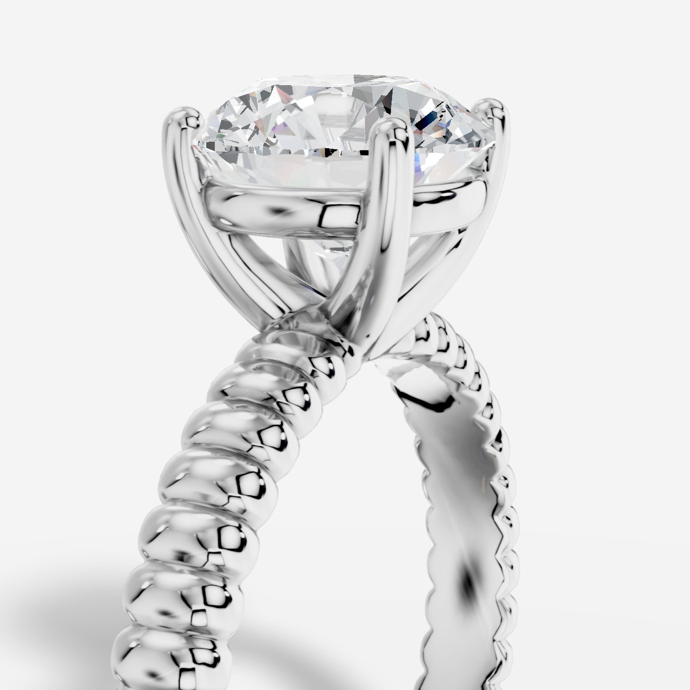 Orbia Yuvarlak Kesim Laboratuvar Pırlanta Yüzük | X Diamond