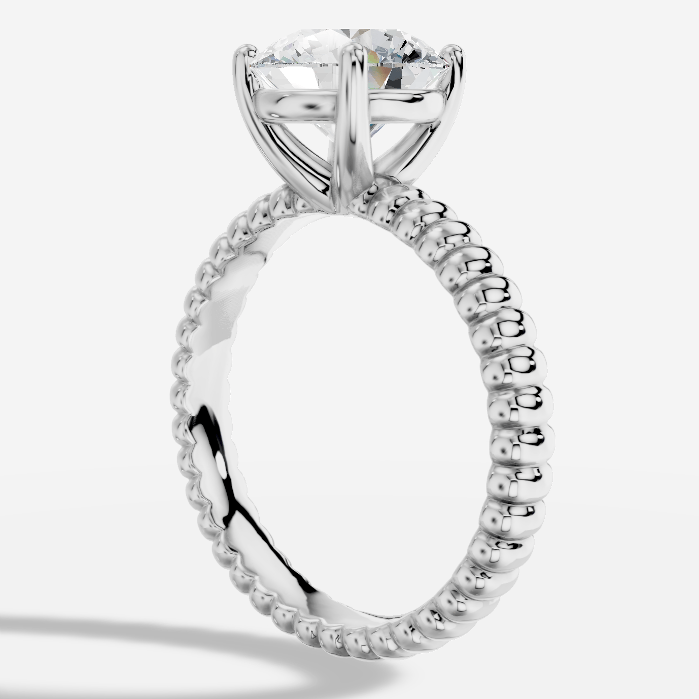 Orbia Yuvarlak Kesim Laboratuvar Pırlanta Yüzük | X Diamond