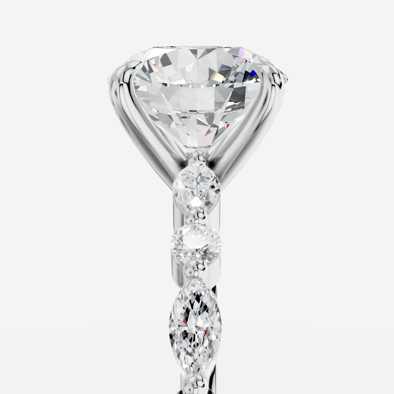 Royelle Yuvarlak Kesim Exclusive Laboratuvar Pırlanta Yüzük | X Diamond