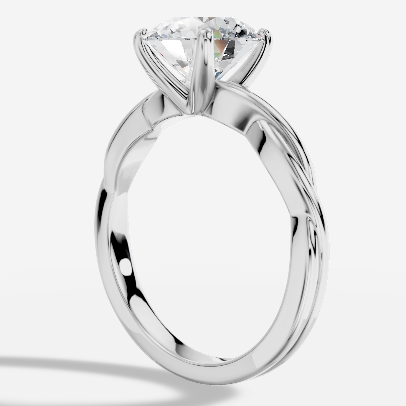 Theia Yuvarlak Kesim Laboratuvar Pırlanta Yüzük | X Diamond