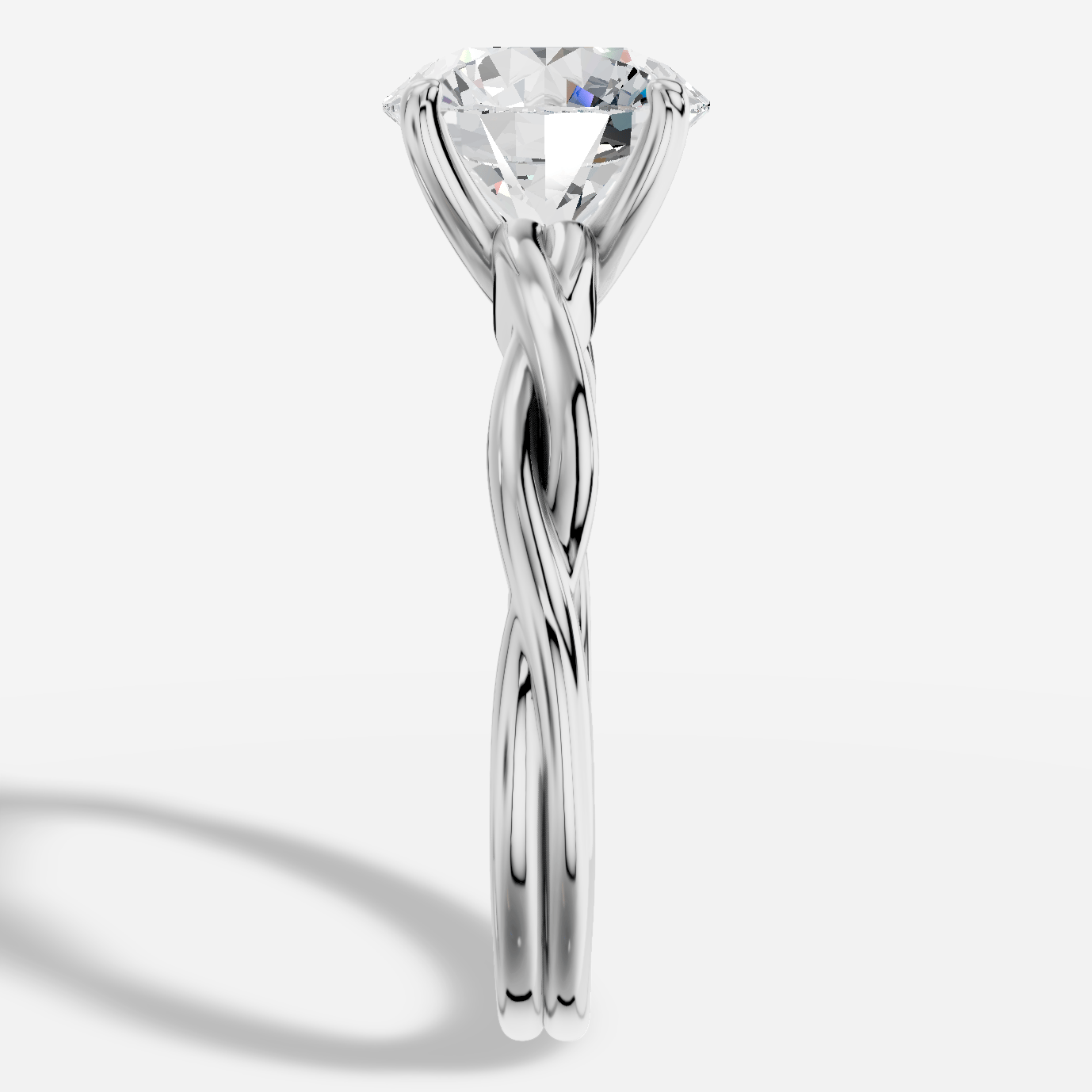 Theia Yuvarlak Kesim Laboratuvar Pırlanta Yüzük | X Diamond