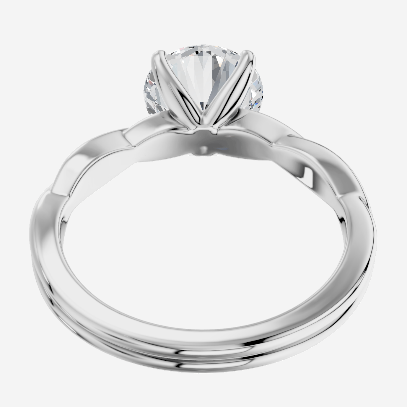 Theia Yuvarlak Kesim Laboratuvar Pırlanta Yüzük | X Diamond