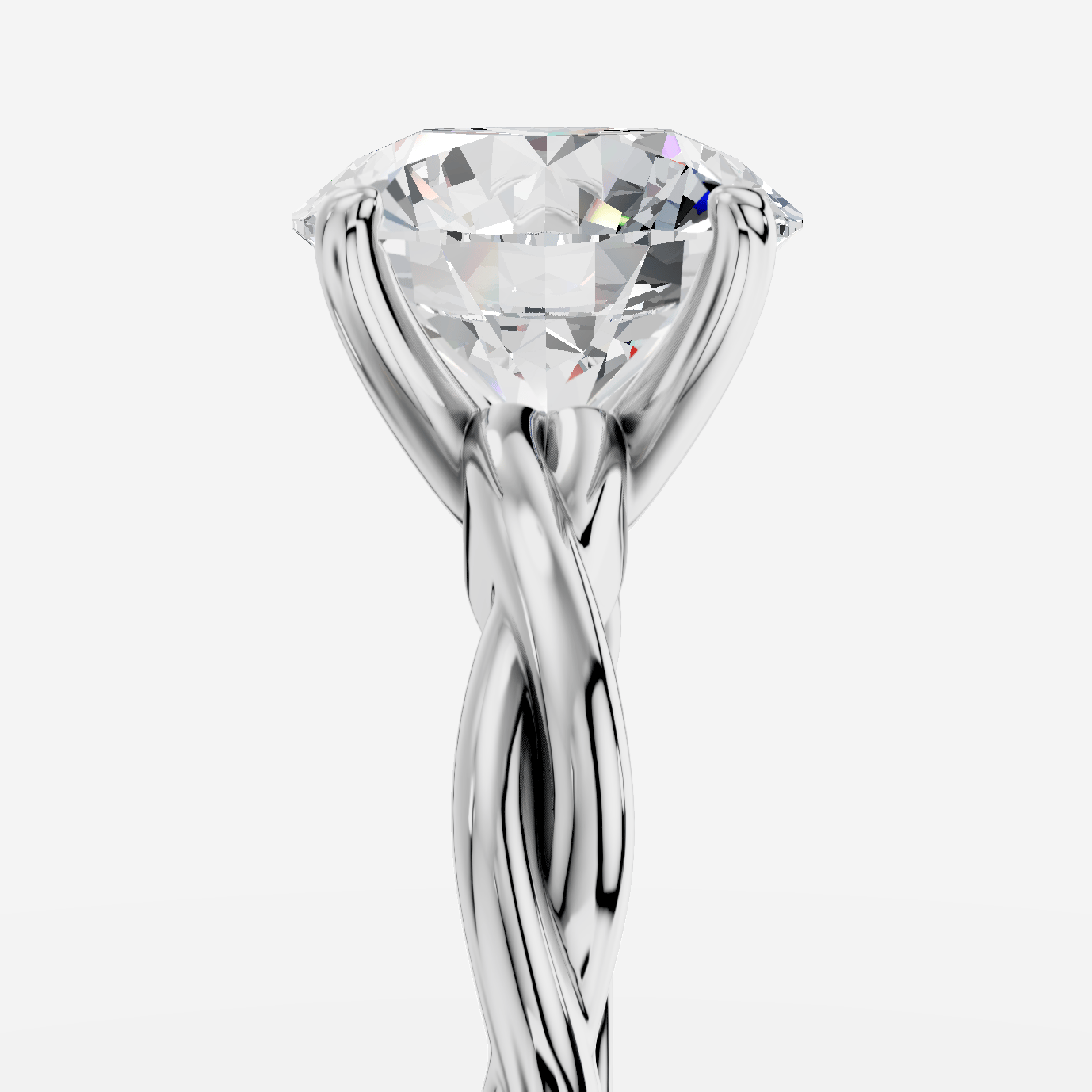 Theia Yuvarlak Kesim Laboratuvar Pırlanta Yüzük | X Diamond