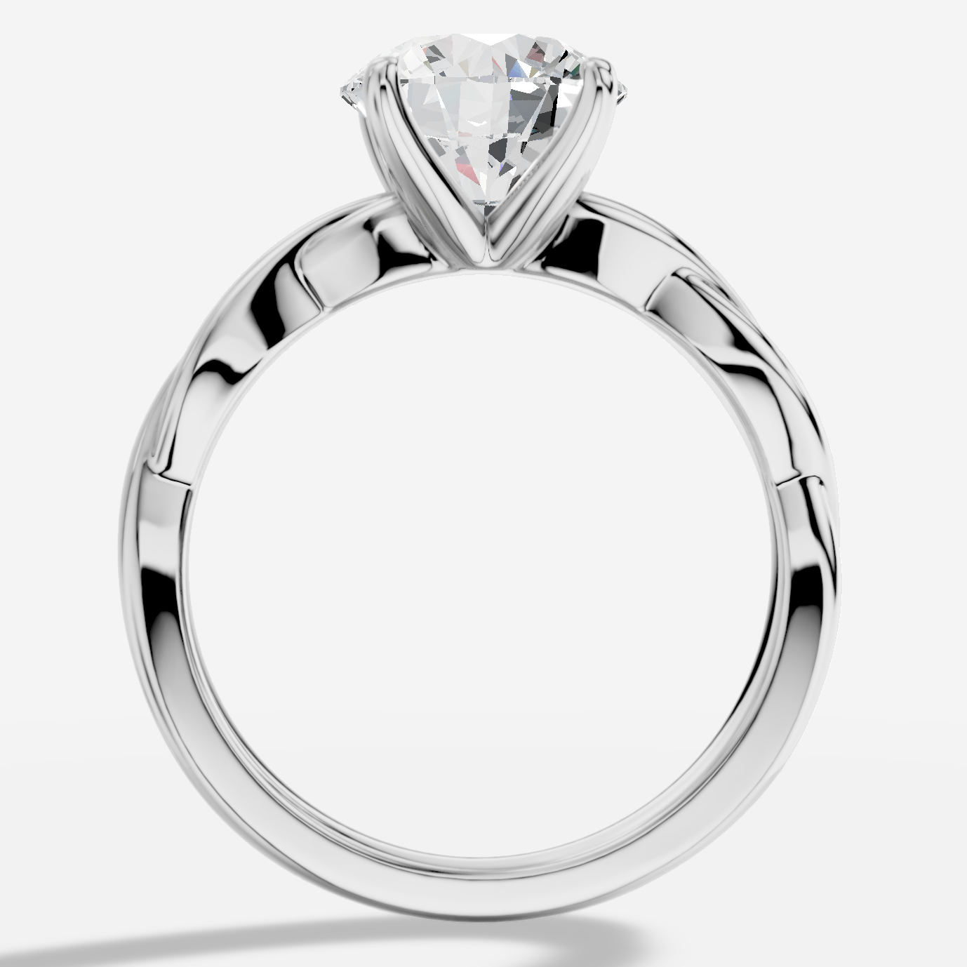 Theia Yuvarlak Kesim Laboratuvar Pırlanta Yüzük | X Diamond