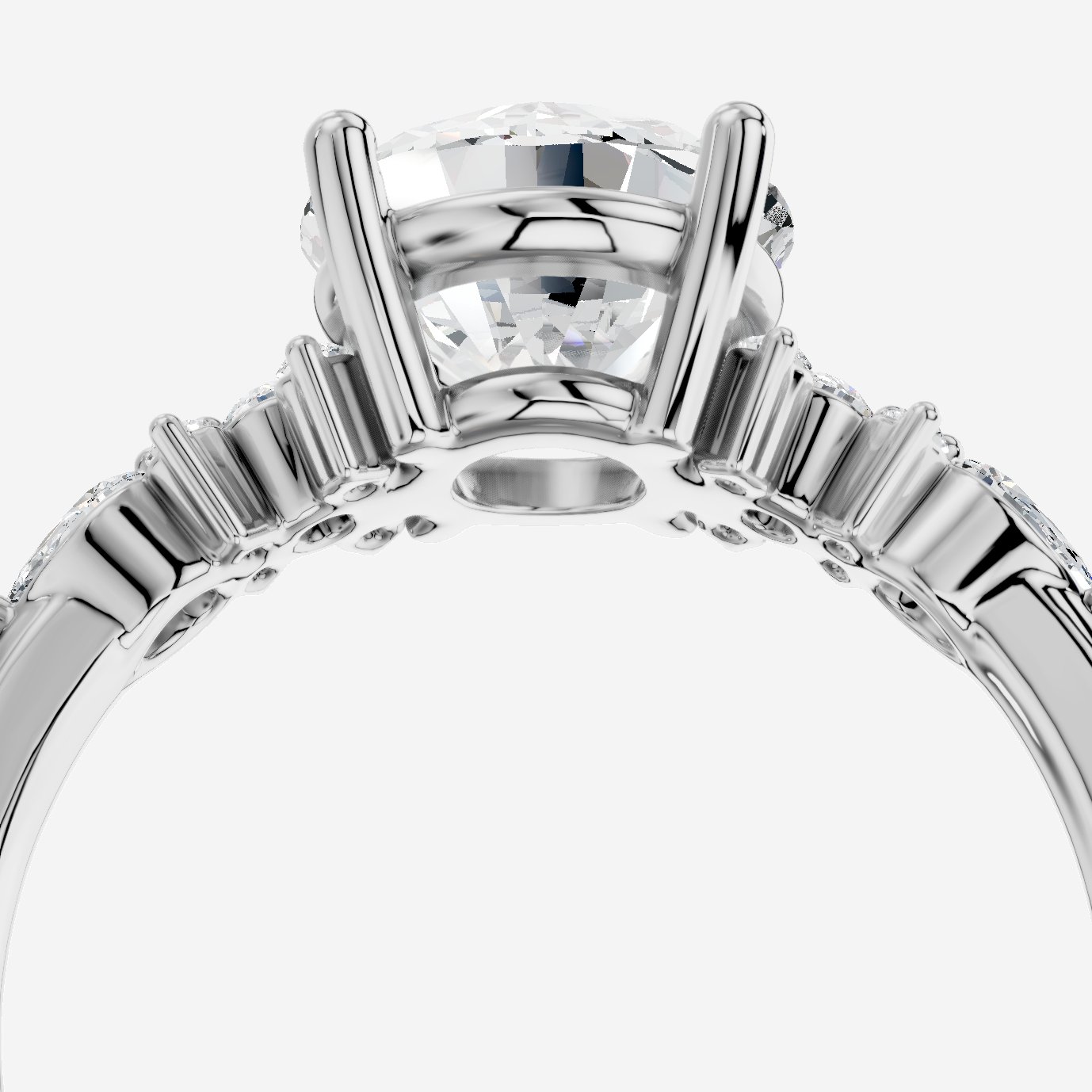 Veloria Yuvarlak Kesim Exclusive Laboratuvar Pırlanta Yüzük | X Diamond
