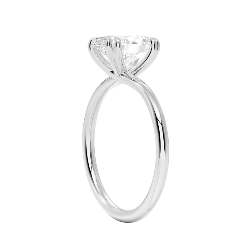11012033 Lab Grown Pırlanta Tektaş Yüzük | 2.00 karat Oval | Lydia | Xdiamond