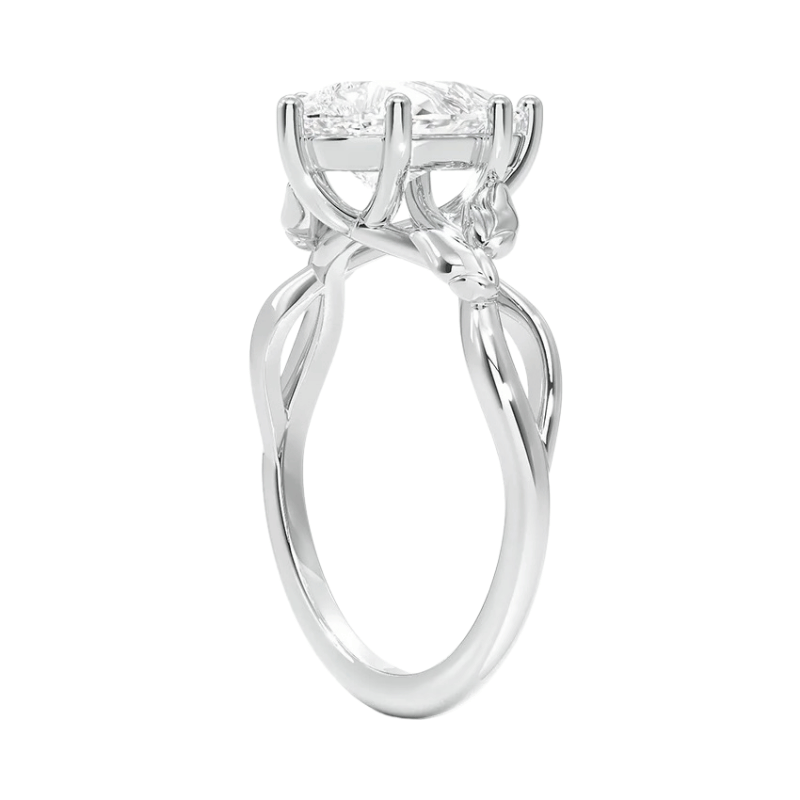 13032013 Lab Grown Pırlanta Tektaş Yüzük | 2.00 karat Damla | Acantha | Xdiamond