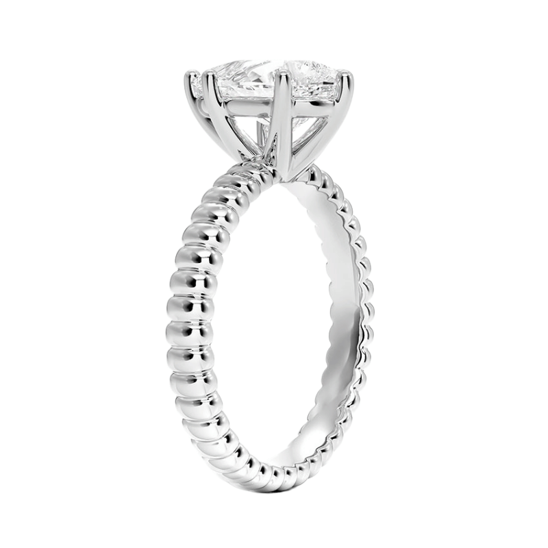 13042013 Lab Grown Pırlanta Tektaş Yüzük | 2.00 karat Damla | Evadra | Xdiamond