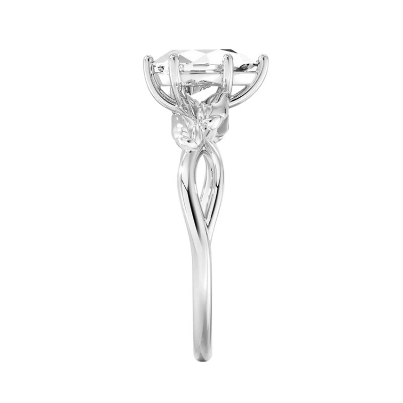 13031013 Laboratuvar Pırlantası Tektaş Yüzük | 1.00 karat Damla | Acantha | Xdiamond