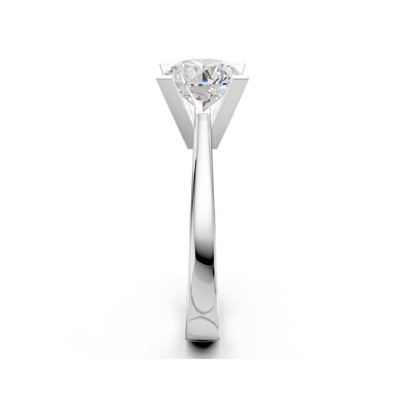 10041025 Laboratuvar Pırlanta Tektaş Yüzük | 1.00 karat E Vs2 | Eos | Xdiamond