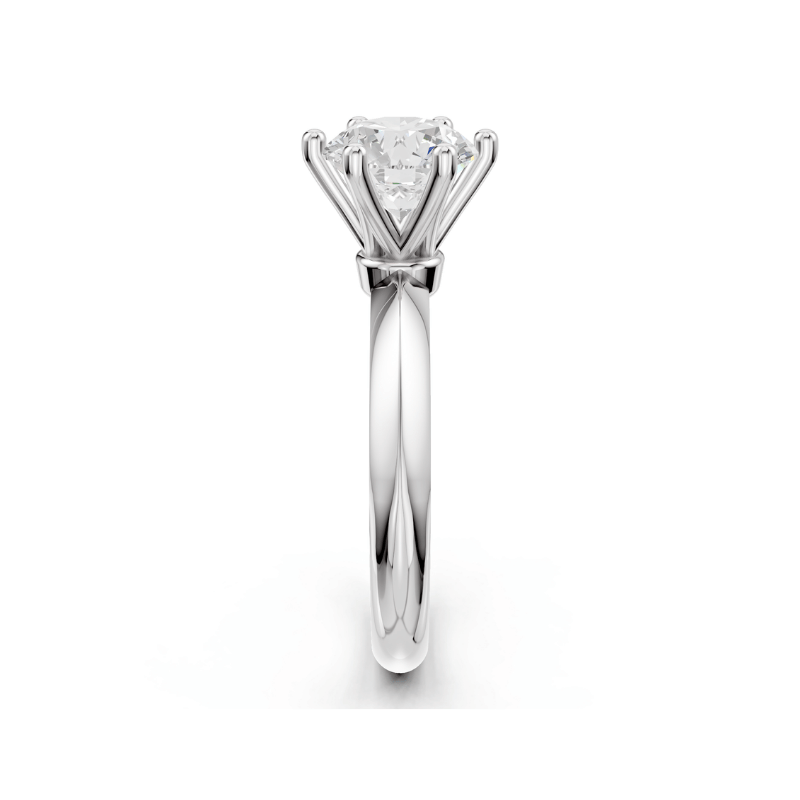 10021025 Laboratuvar Pırlanta Tektaş Yüzük | 1.00 karat E Vs2 | Aurora | Xdiamond