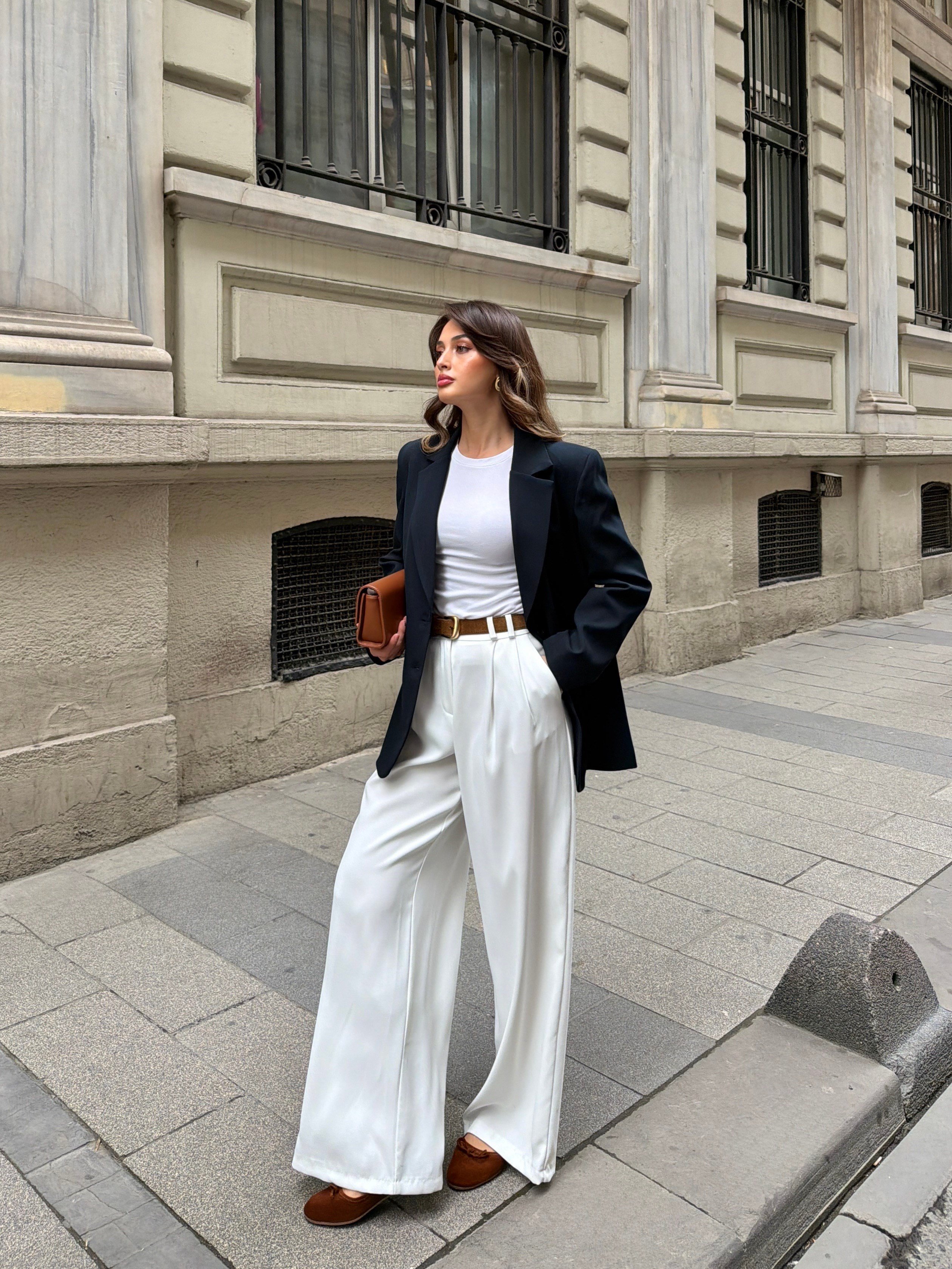 Lacivert Blazer Ceket 