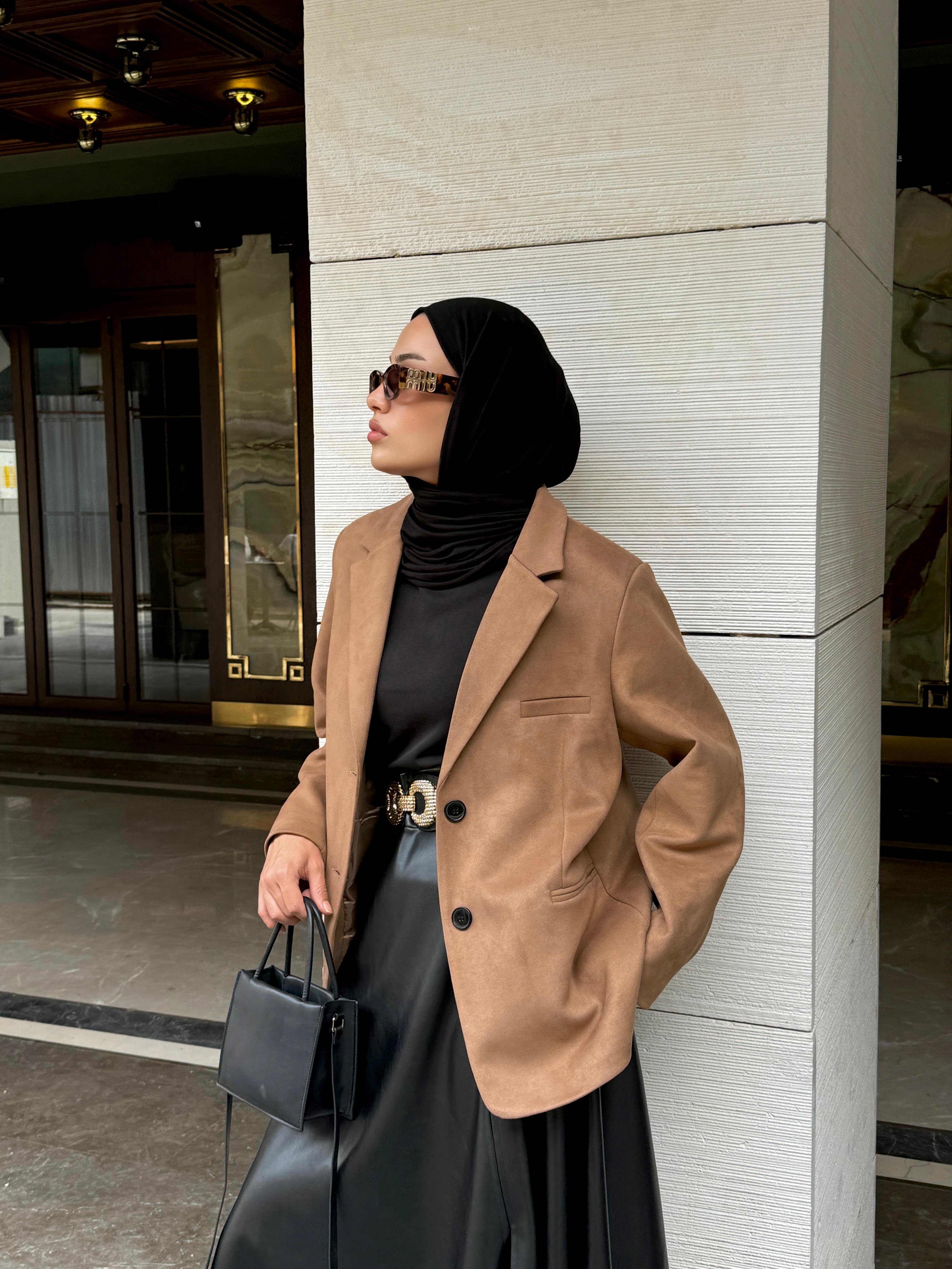 Nubuk Blazer Ceket 