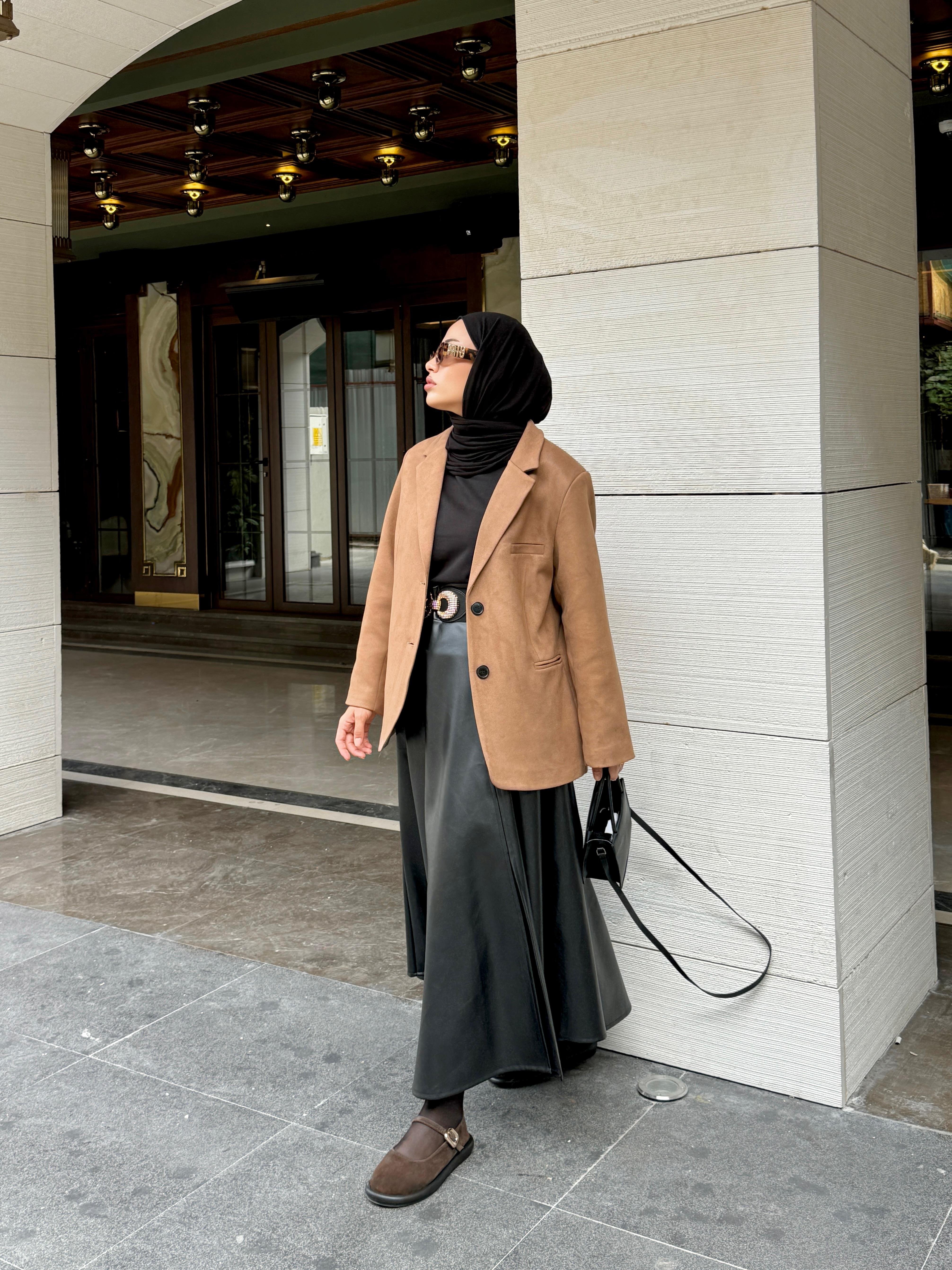 Nubuk Blazer Ceket 