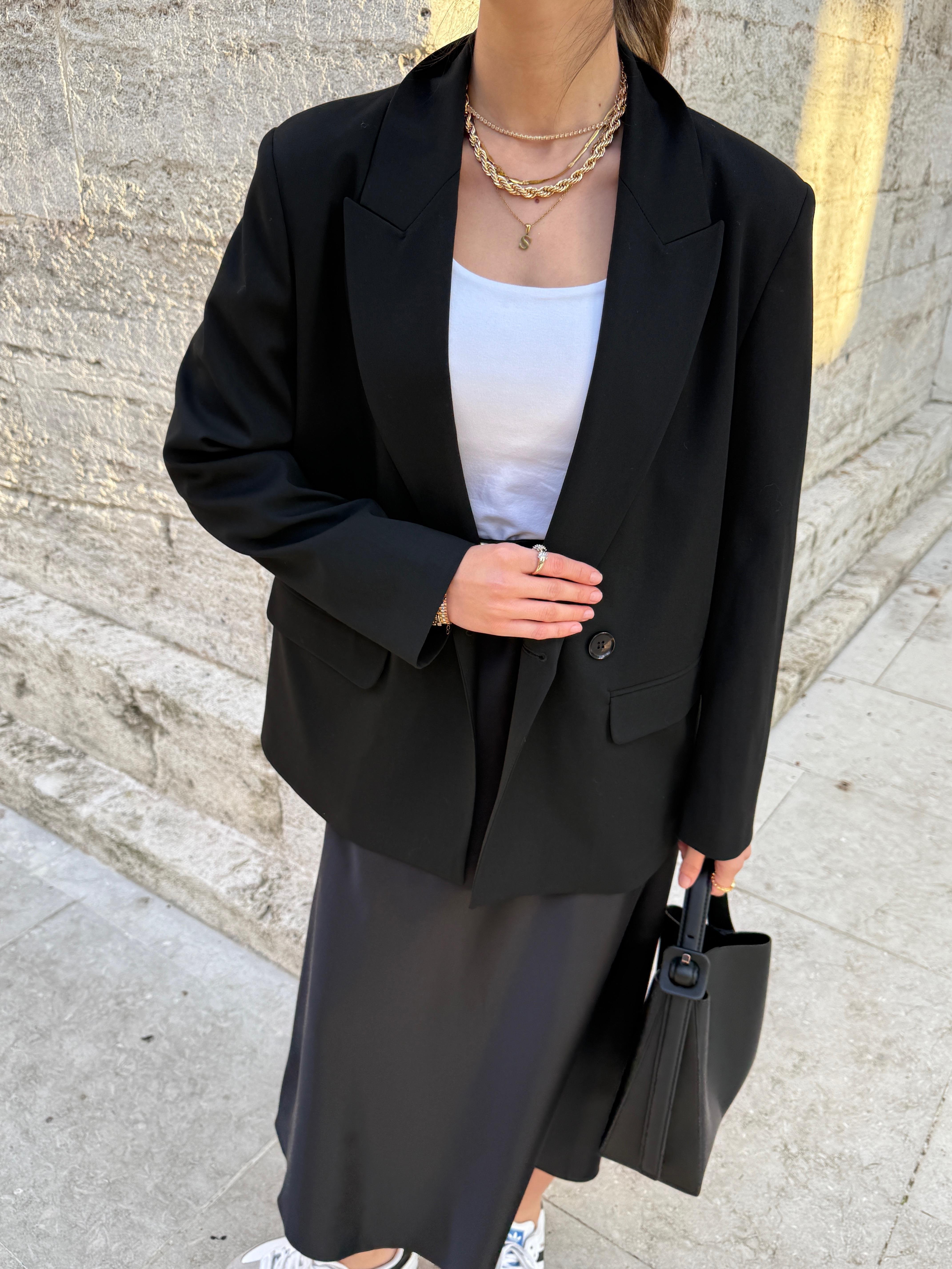 Siyah Blazer Ceket