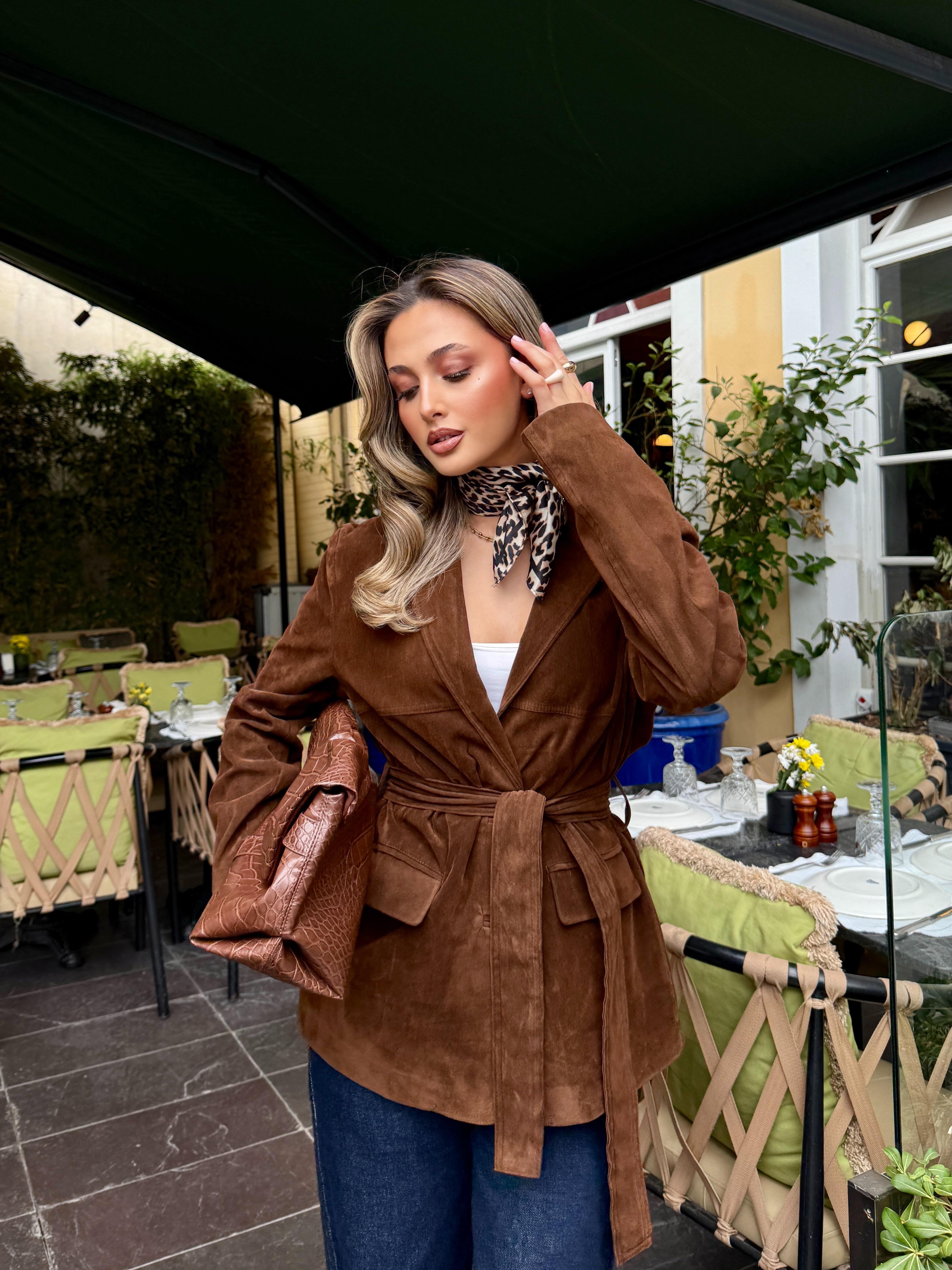 Süet Blazer Ceket