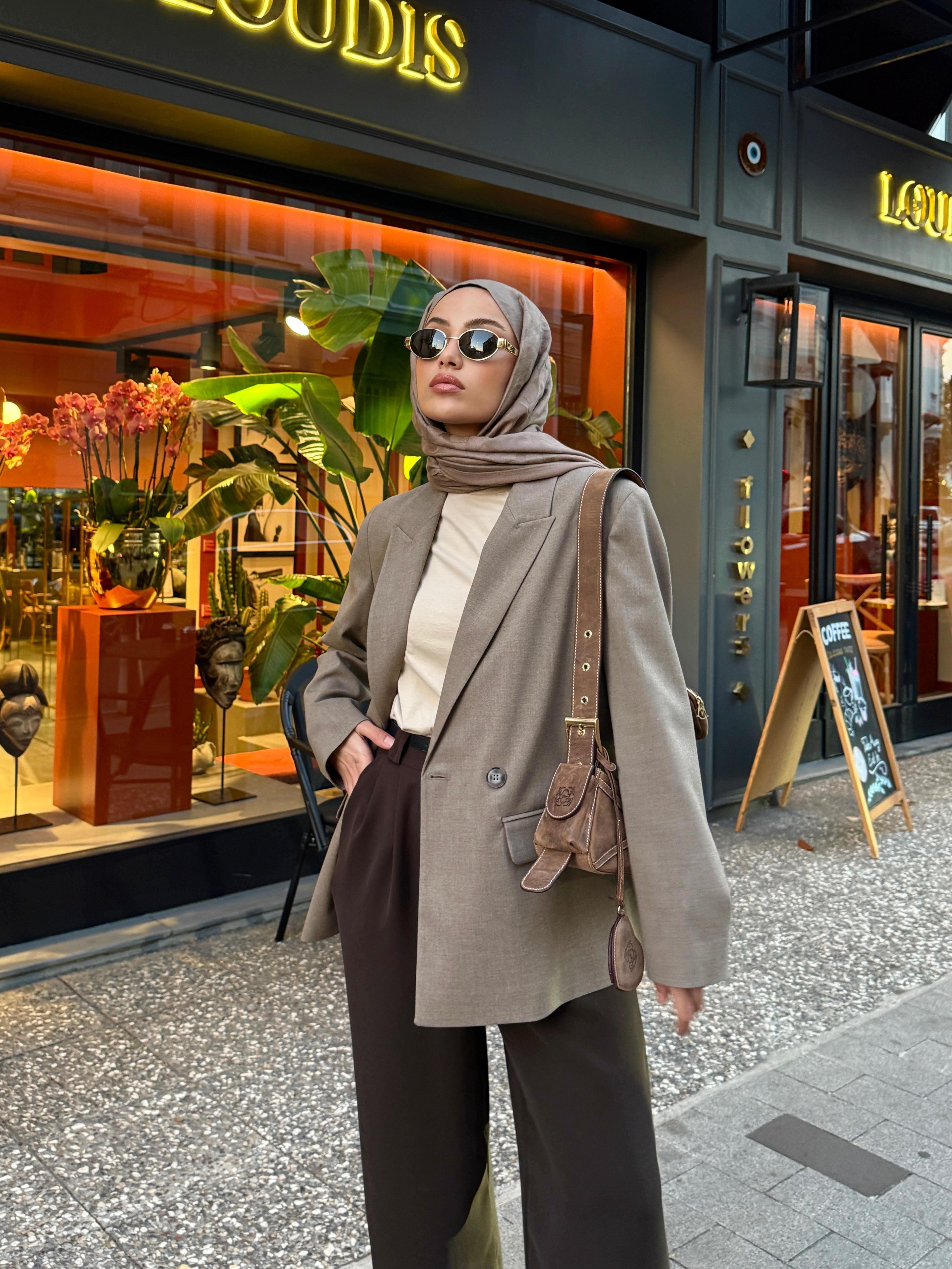 Vizon Blazer Ceket