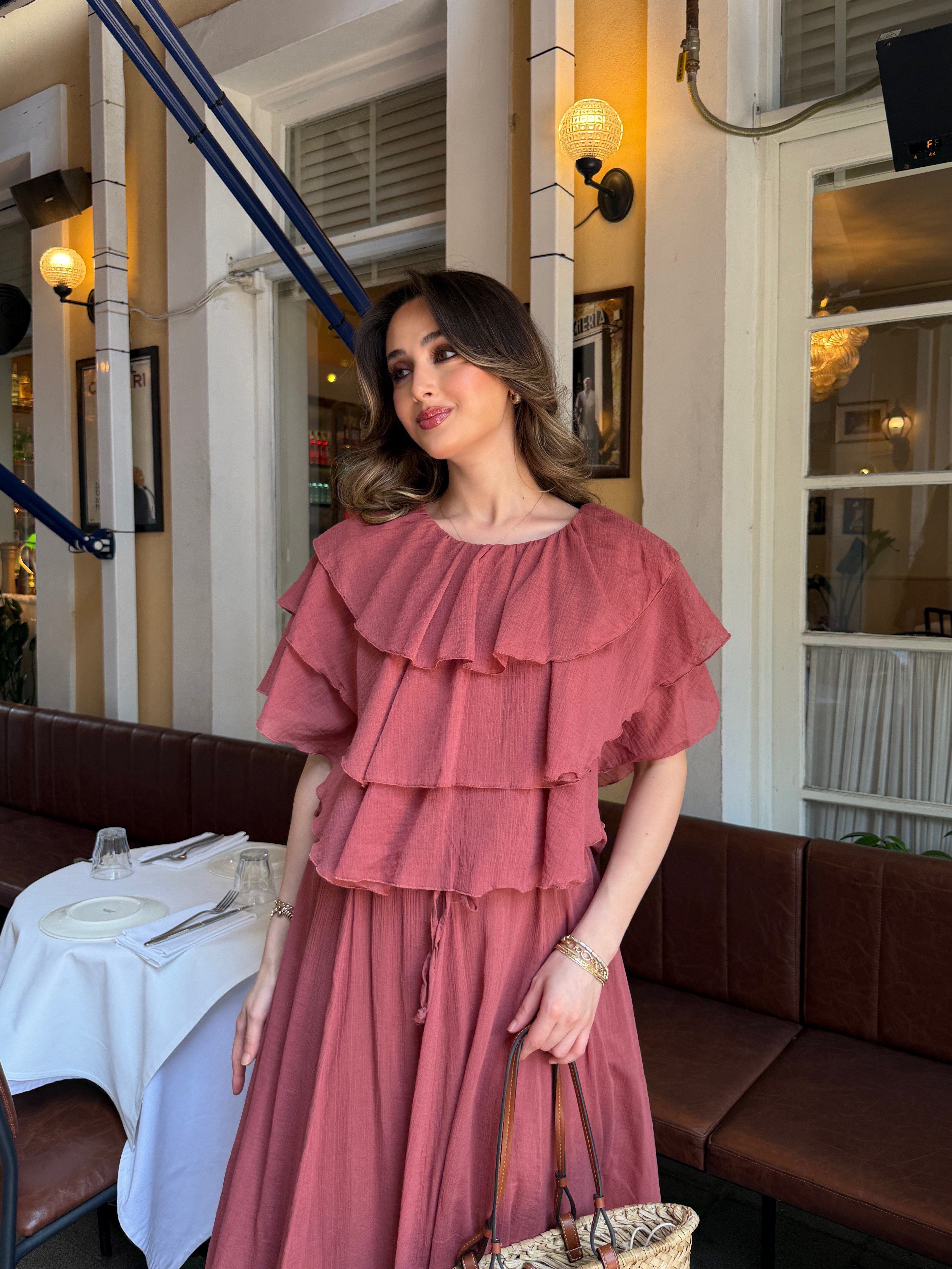 Volanlı Takım Gül