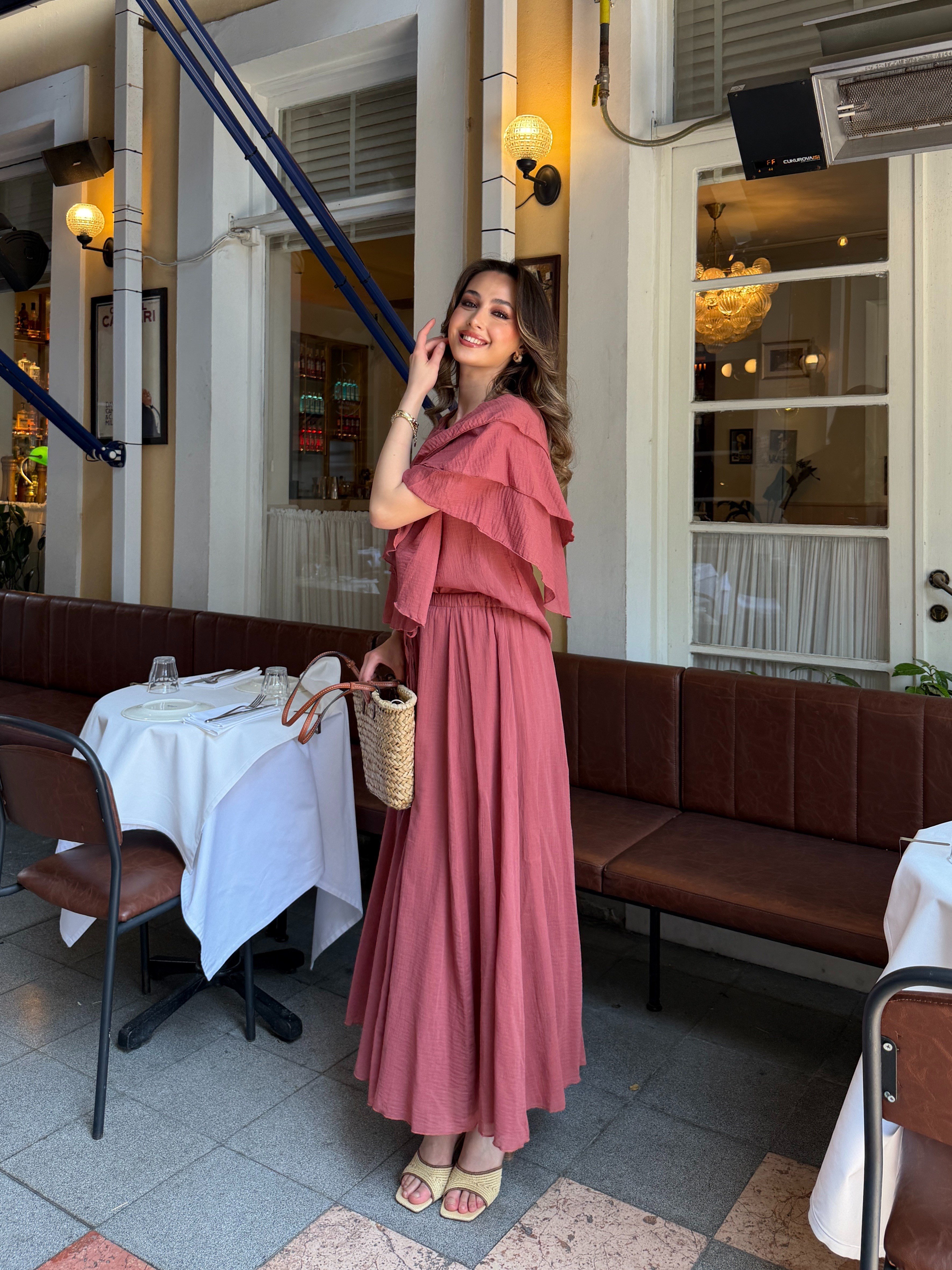 Volanlı Takım Gül