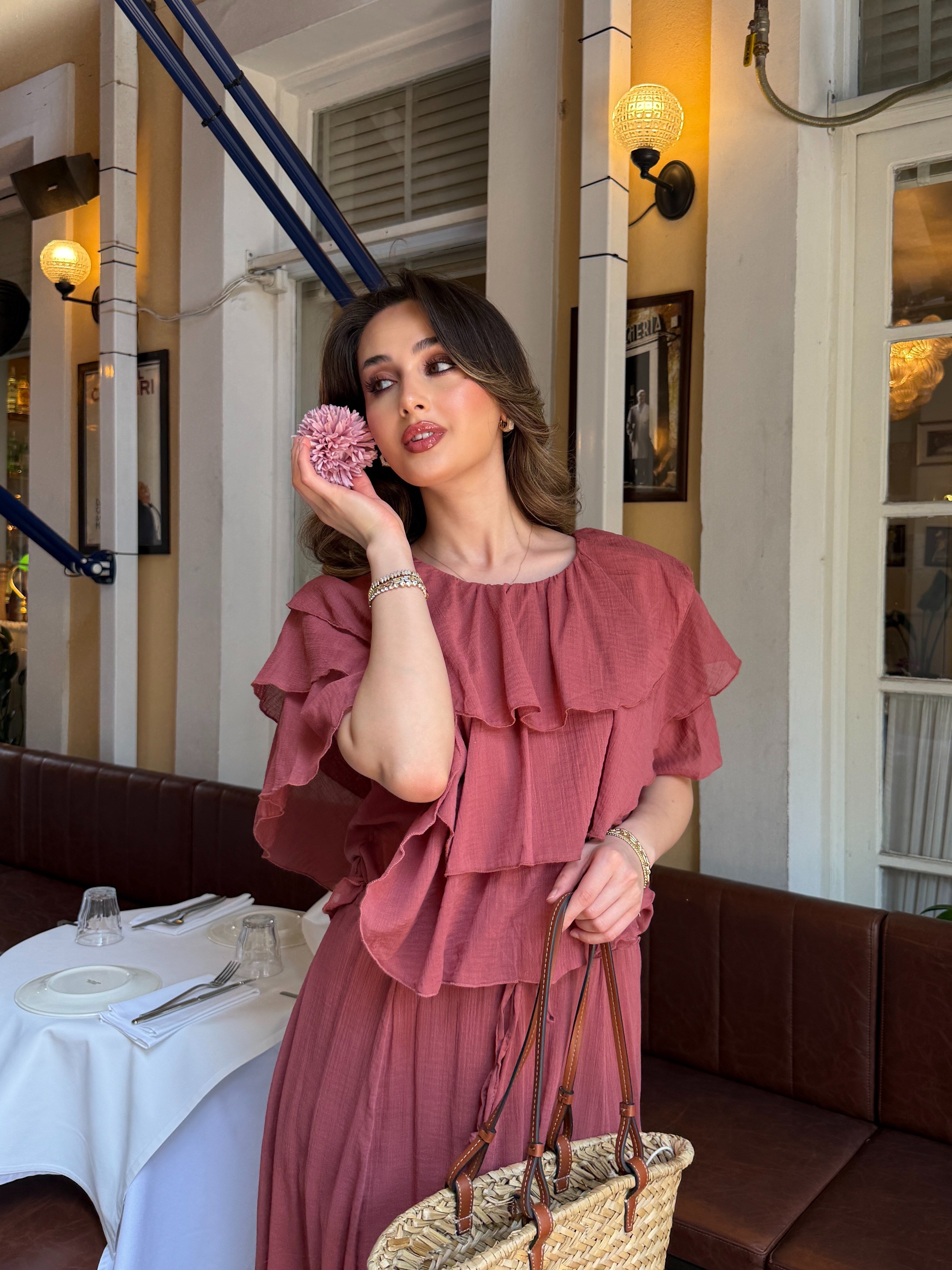 Volanlı Takım Gül