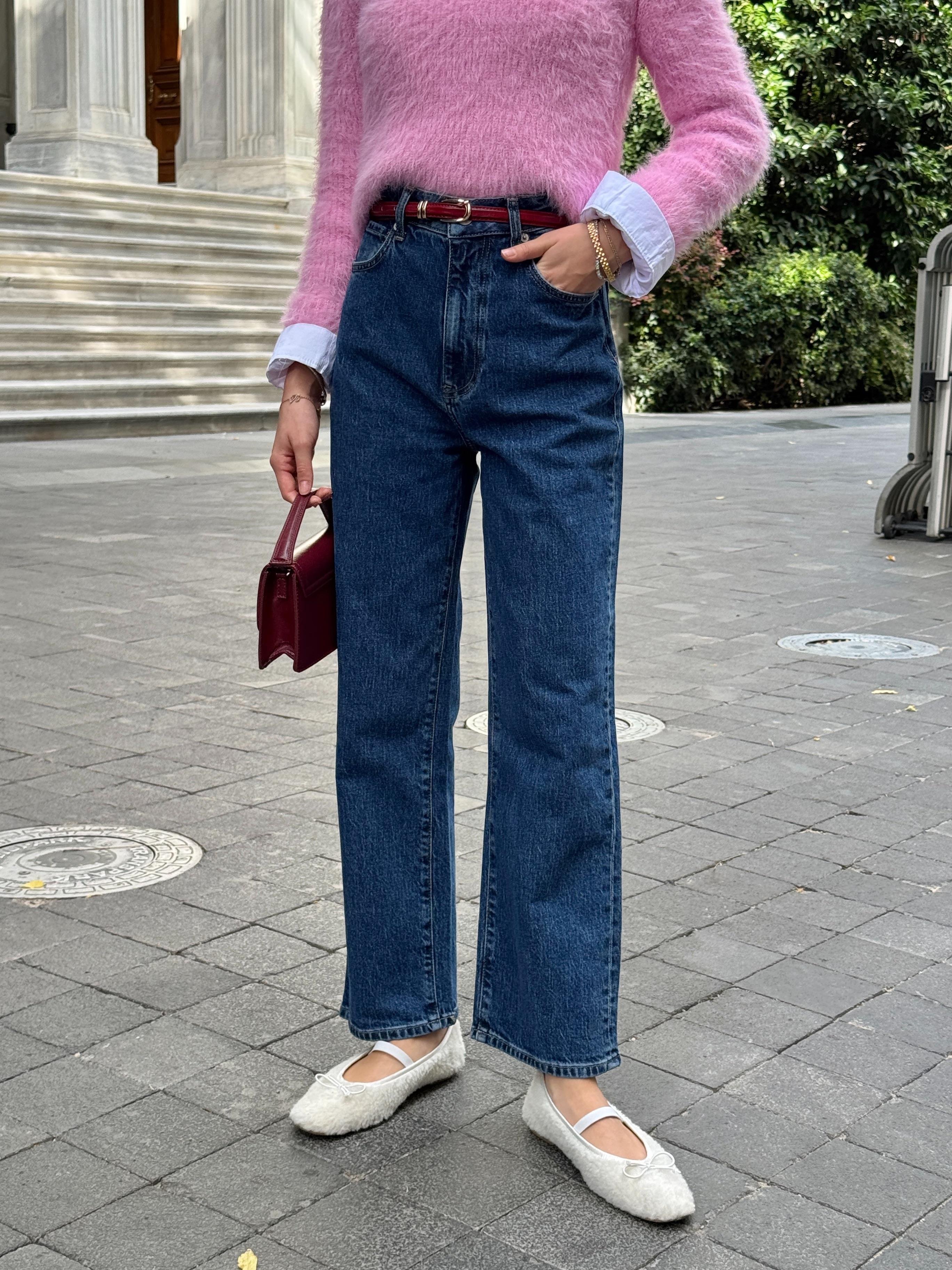 Yüksek Bel Mom Jean 