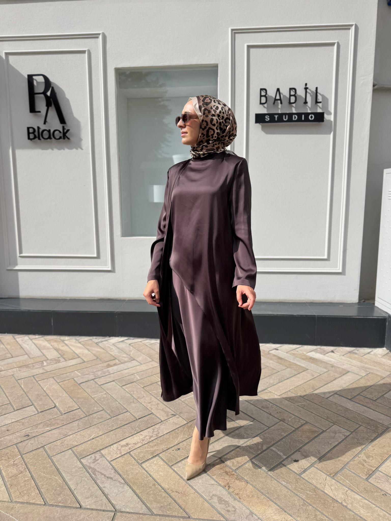 26FW201 Parçalı Kadın Takım Kahve