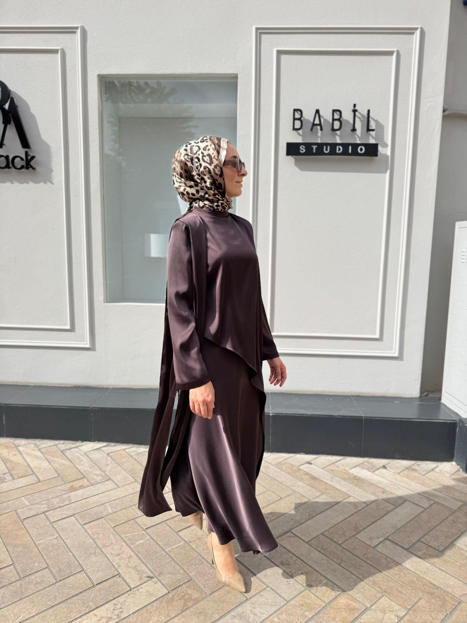 26FW201 Parçalı Kadın Takım Kahve