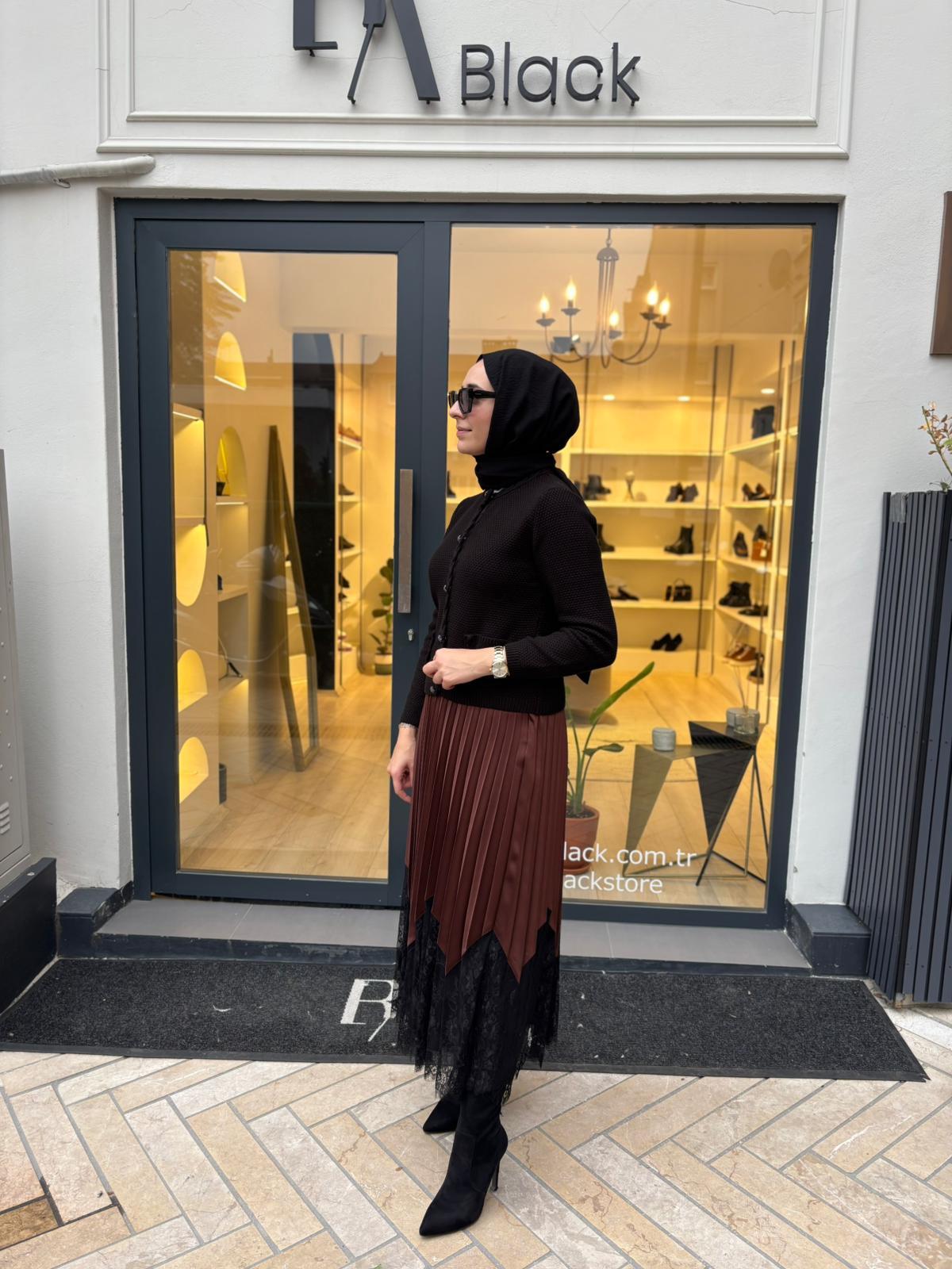 26FWHRK0004 Becca Kadın Hırka Siyah