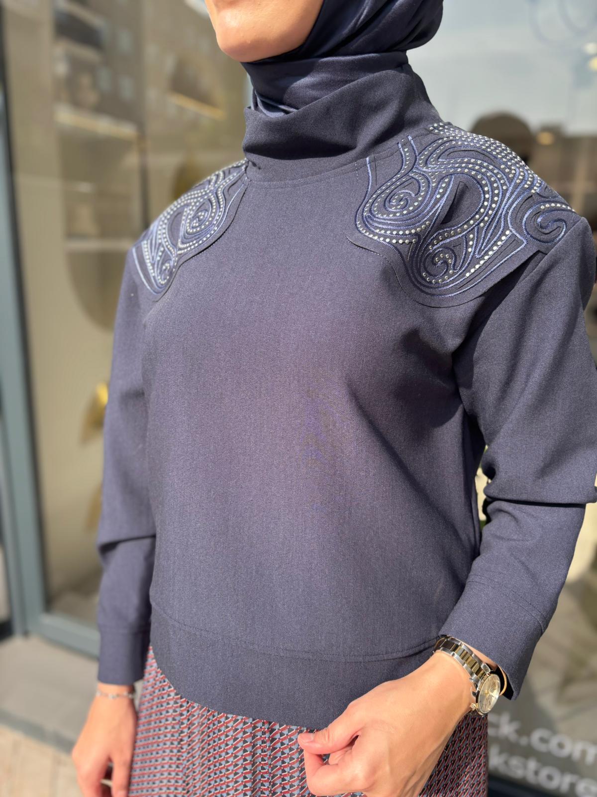 26FWSWE0001 Lulu Kadın Sweat Mavi