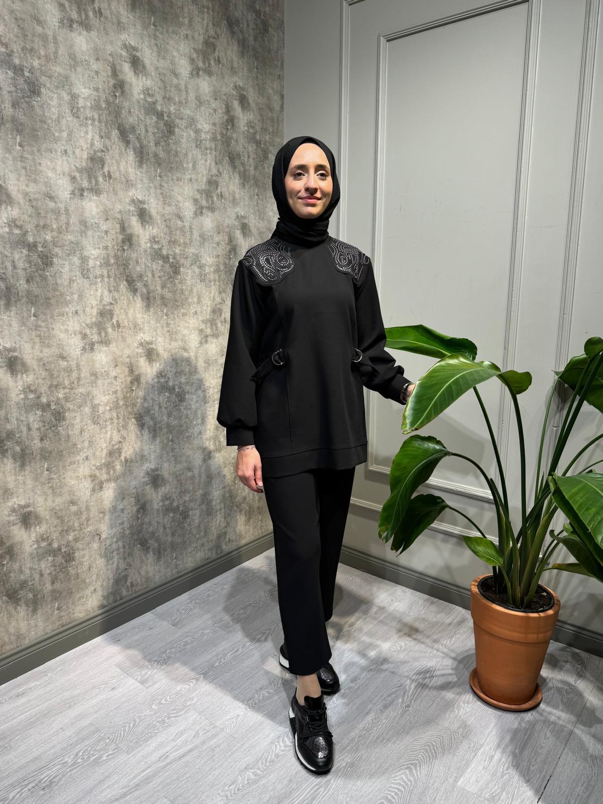 26FWSWE0002 Nell Kadın Sweat Siyah