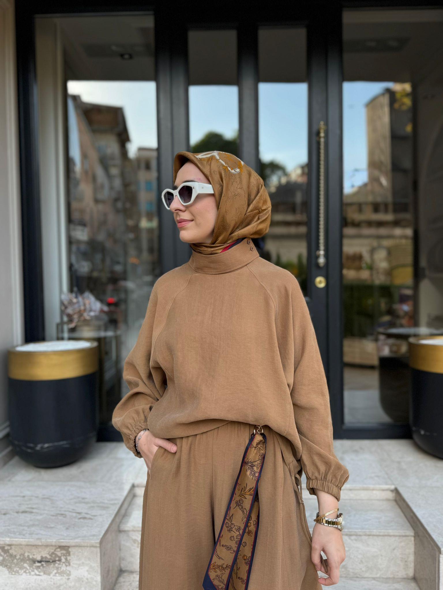 26SS205 Sasha Kadın Takım Camel