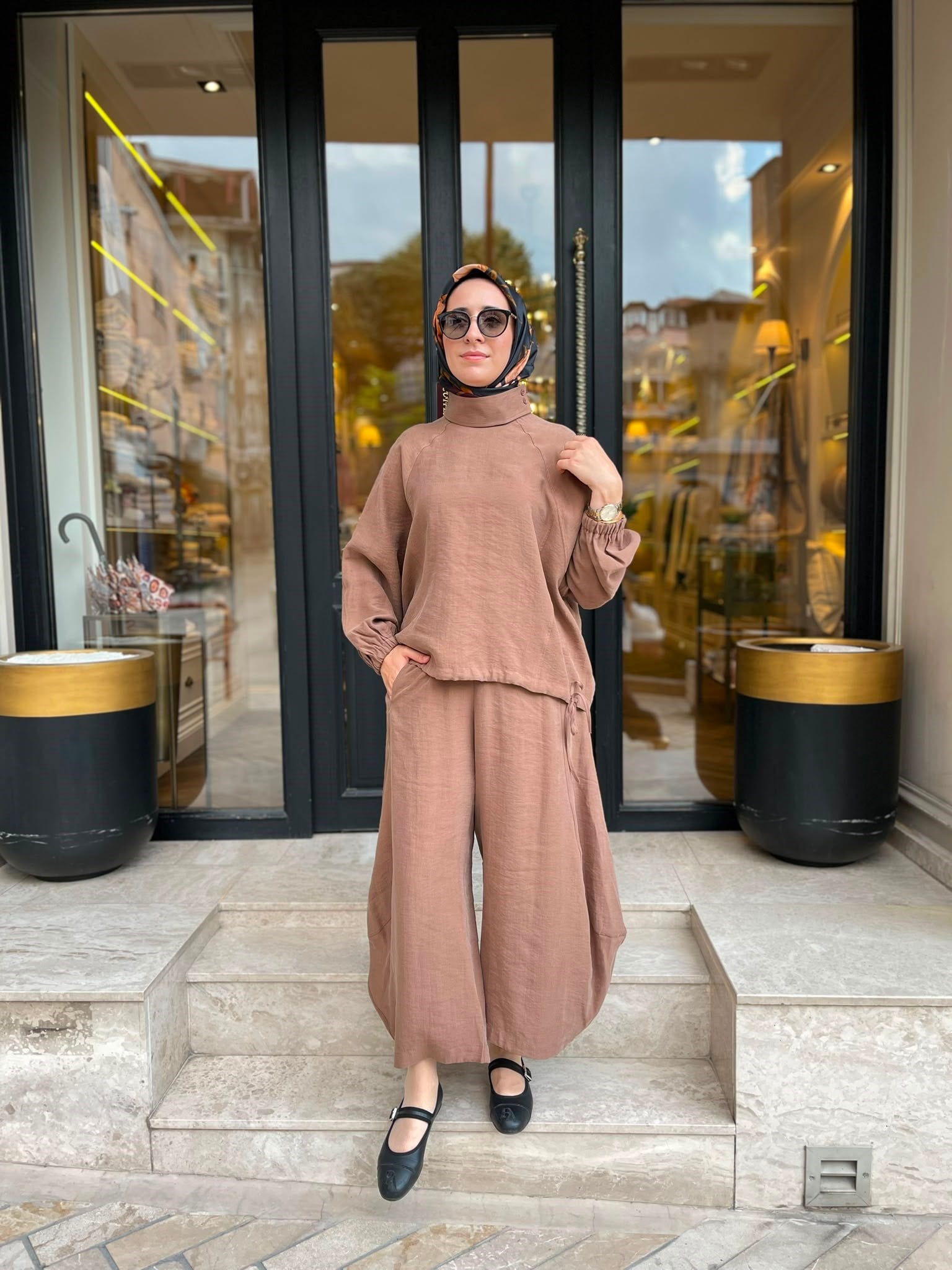 26SS205 Sasha Kadın Takım Taba