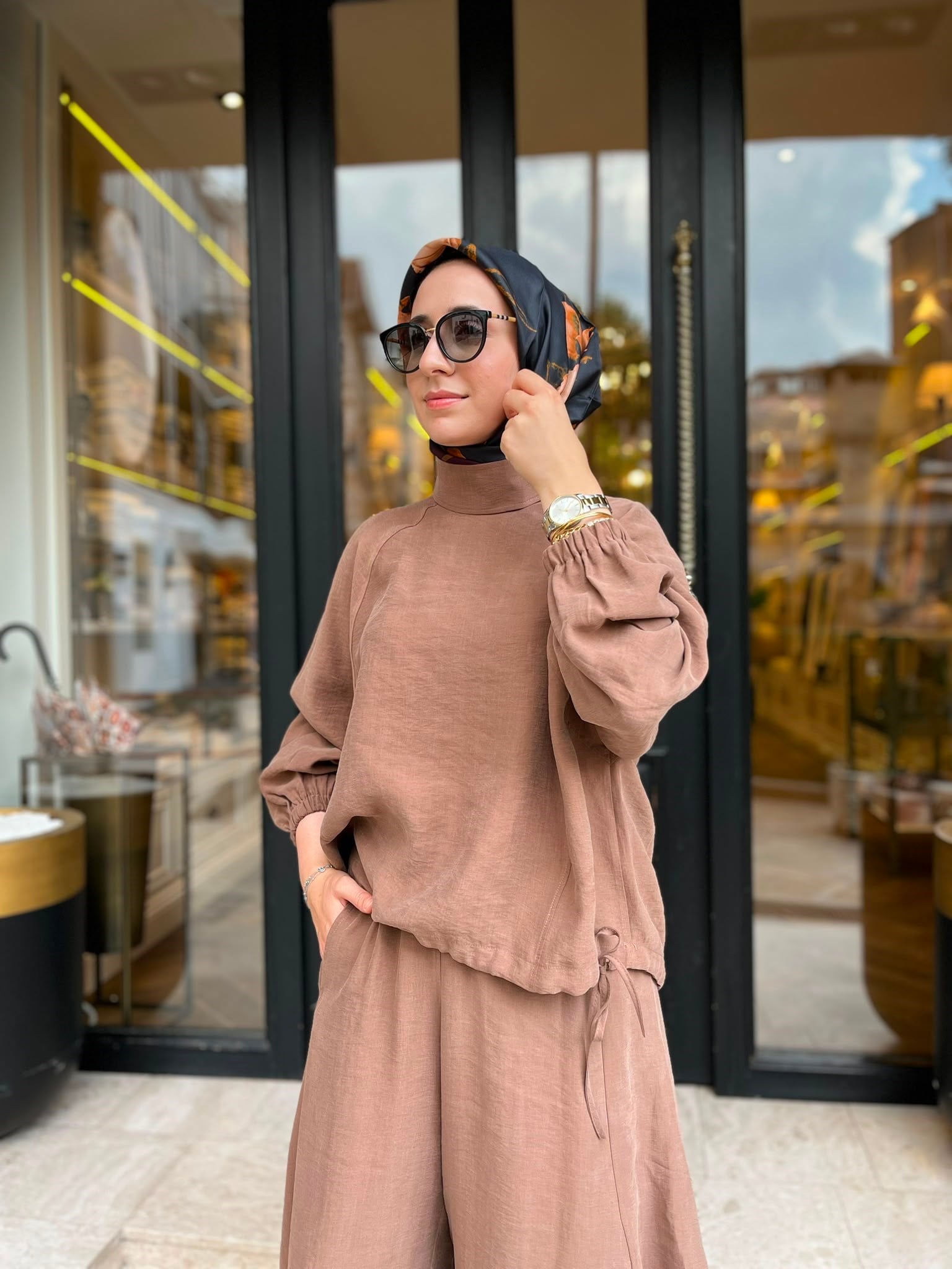 26SS205 Sasha Kadın Takım Taba