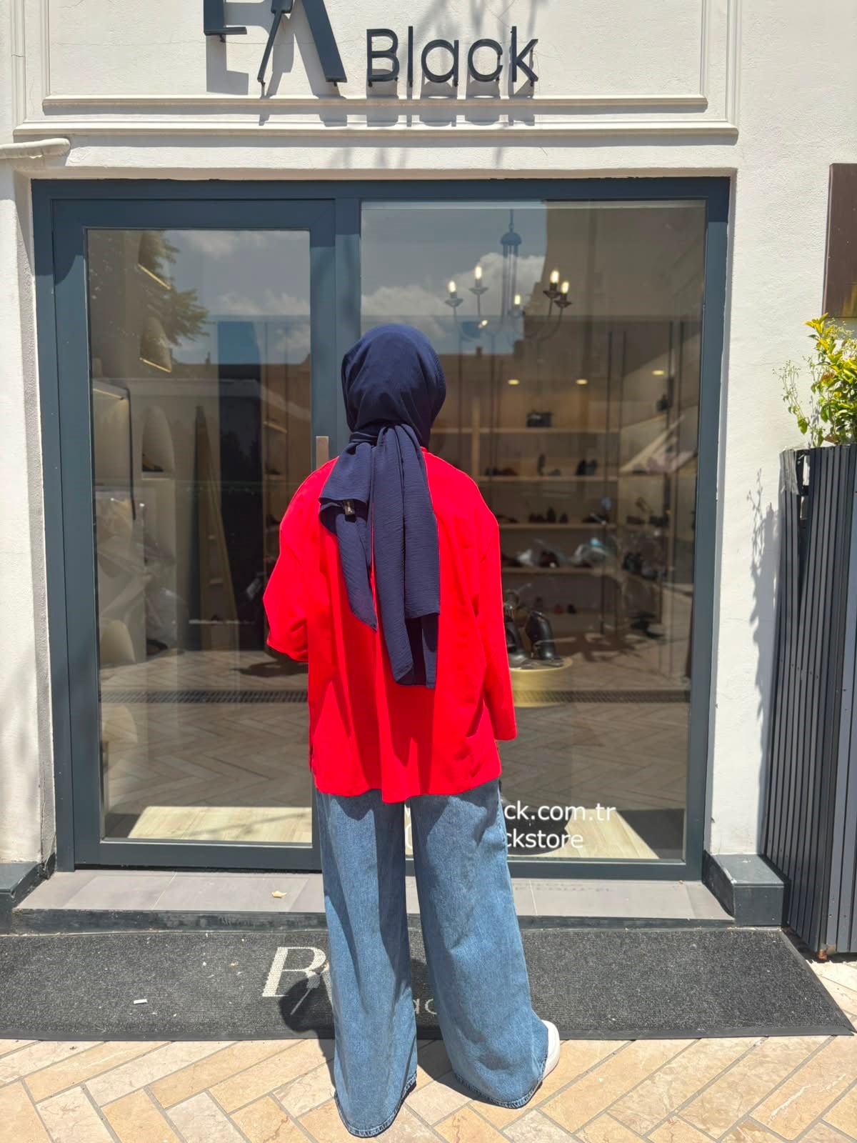 26SS216 Nakışlı Kadın Sweat Kırmızı
