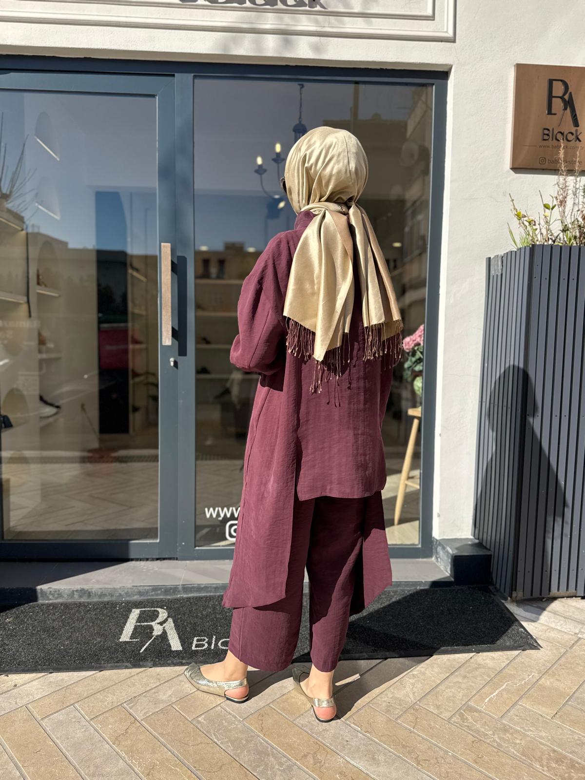 26SS221 Axis Kadın Takım Bordo
