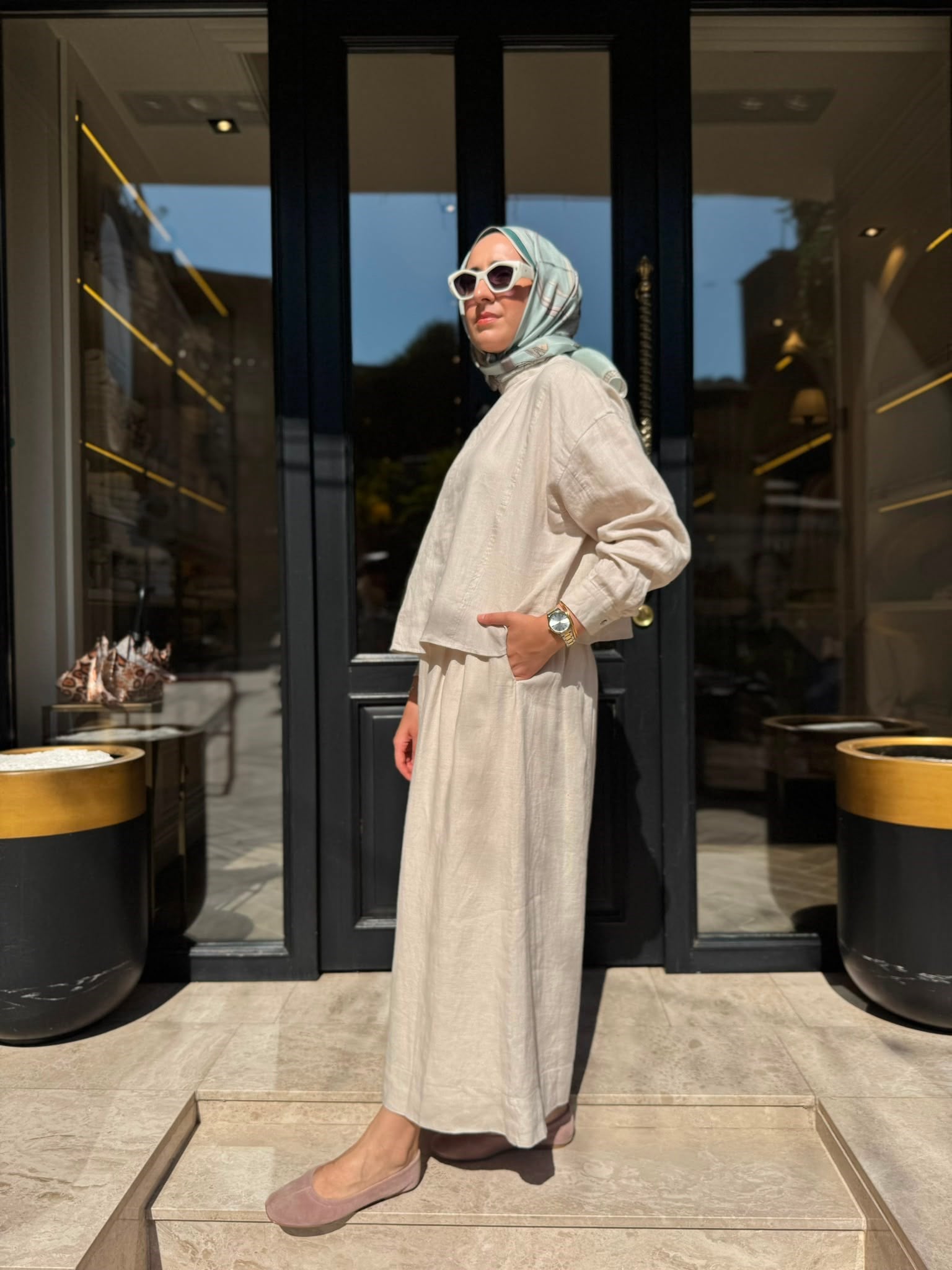 26SS223 Bella Kadın Bluz Bej