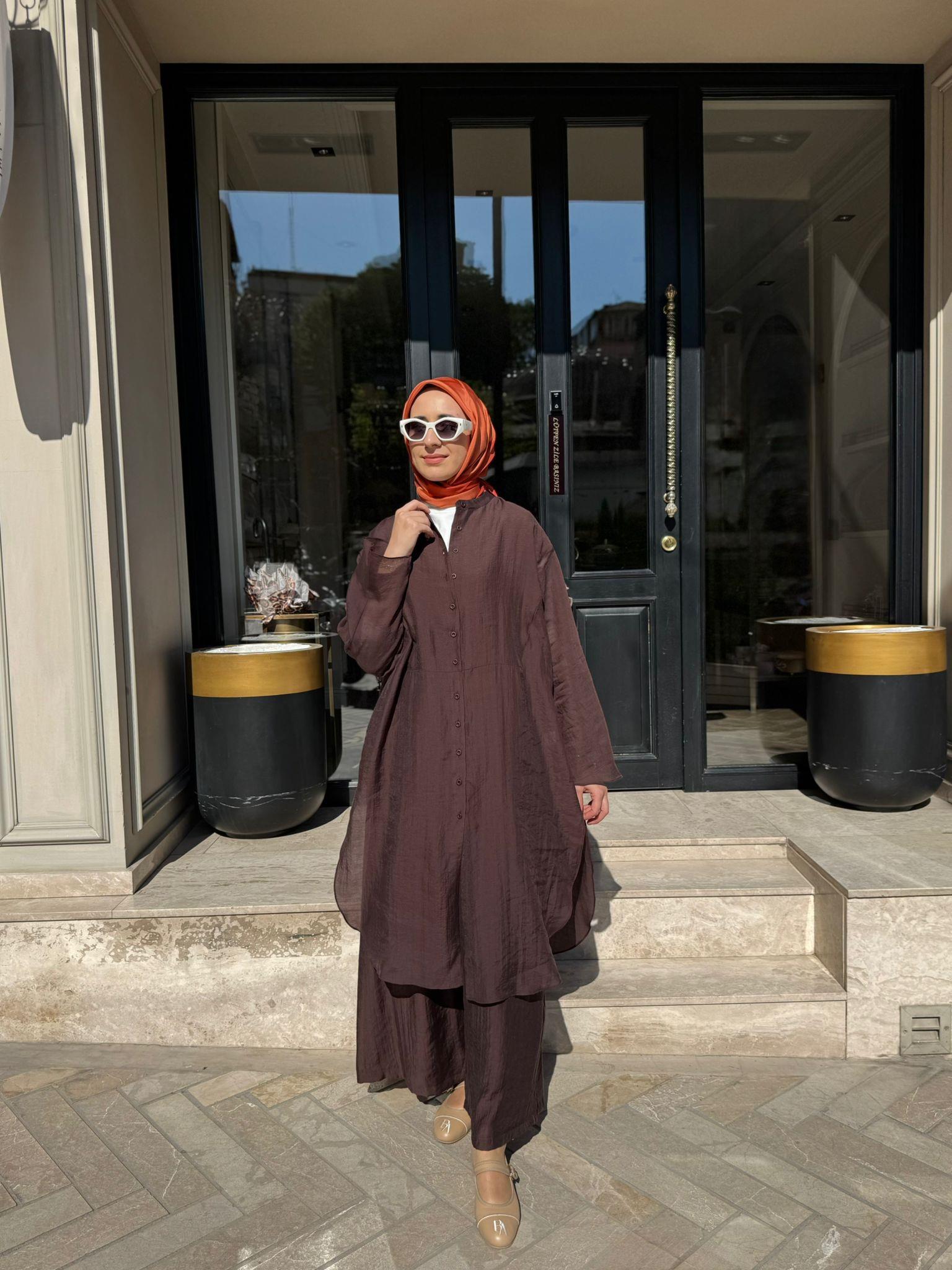 26SS237 Minerva Kadın Tunik BİTTER